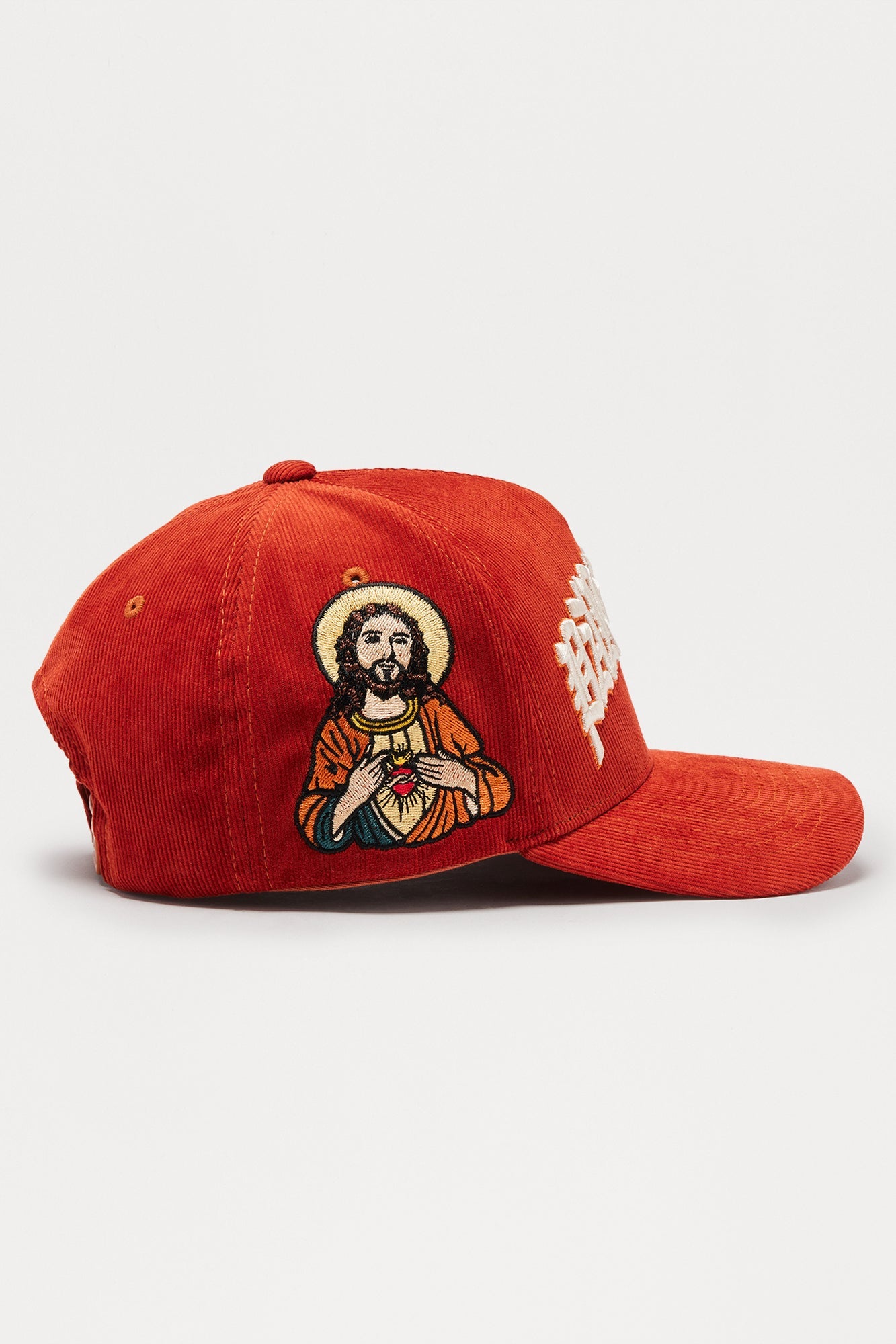 Paradise Structured Corduroy Snapback Hat - Rust Fashion Nova