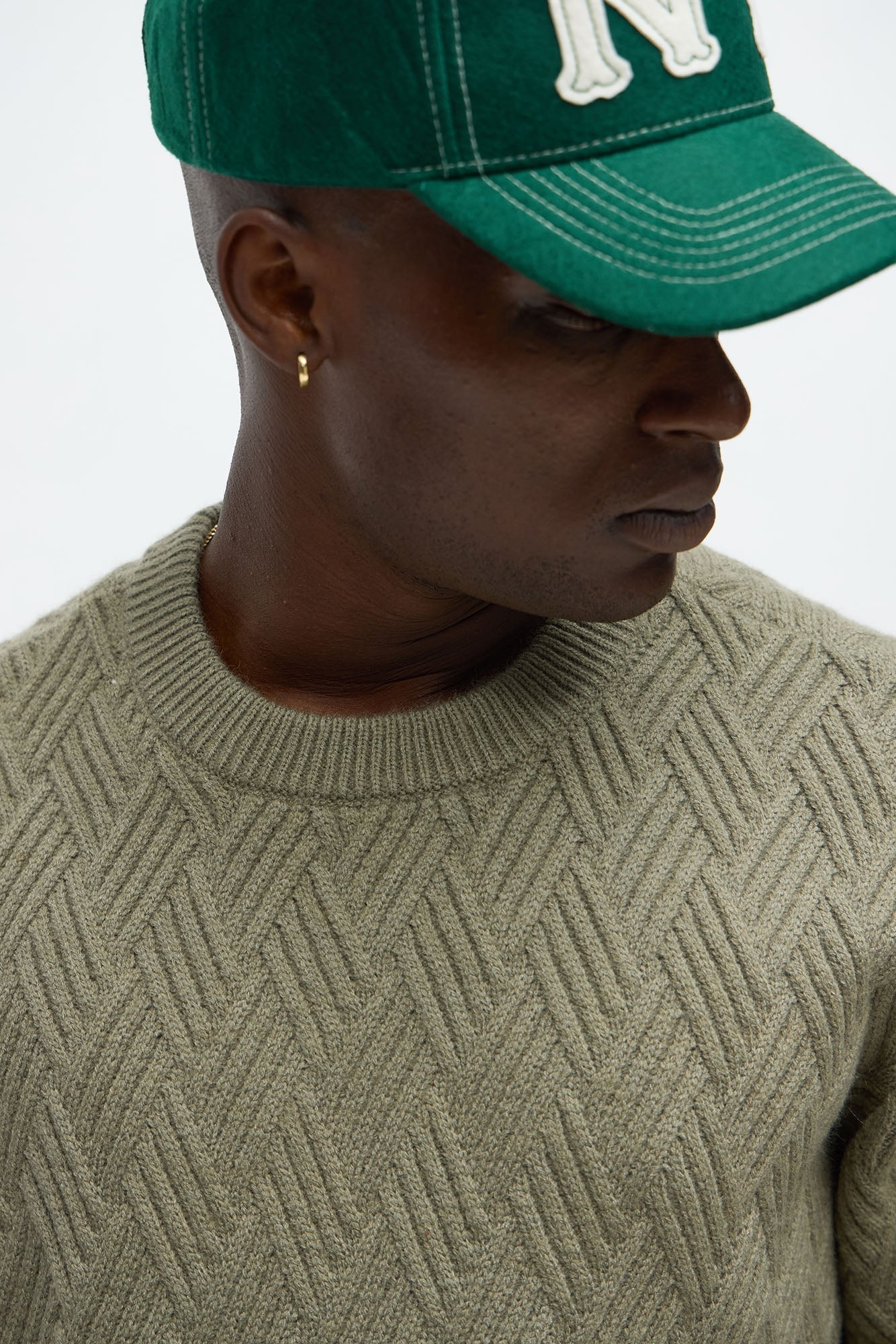 That Stuff Crewneck Sweater - Olive Fashion Nova
