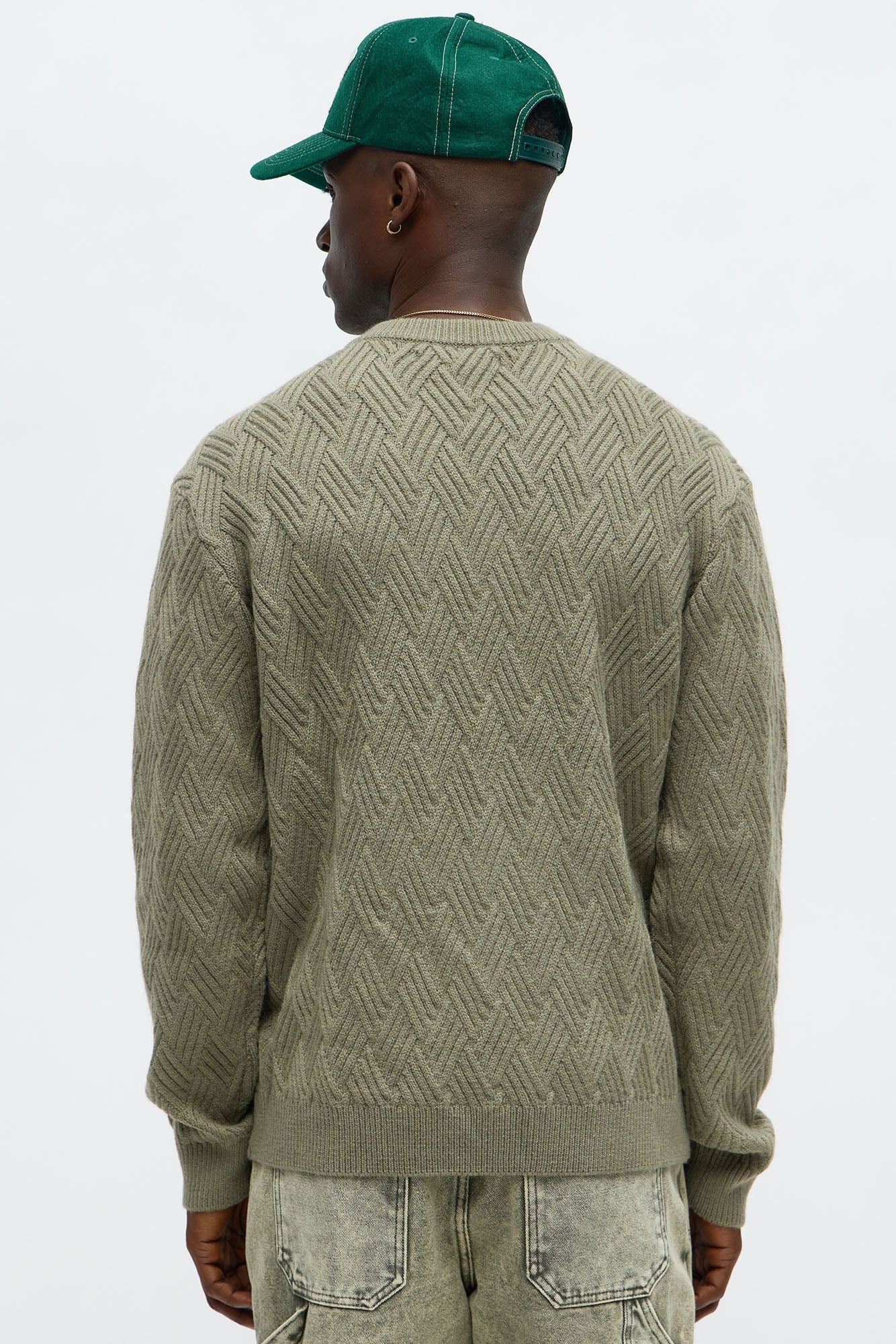 That Stuff Crewneck Sweater - Olive Fashion Nova