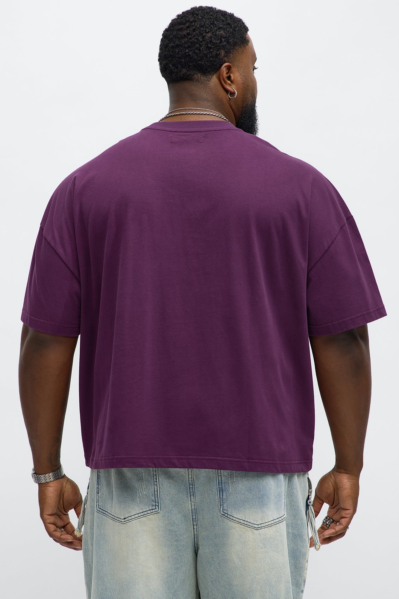 Boxy Premium Midweight Tee - Plum Fashion Nova