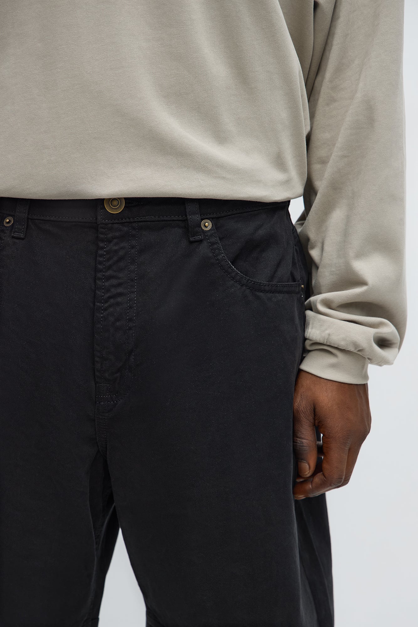 Barrel Number One Pant - Black Fashion Nova