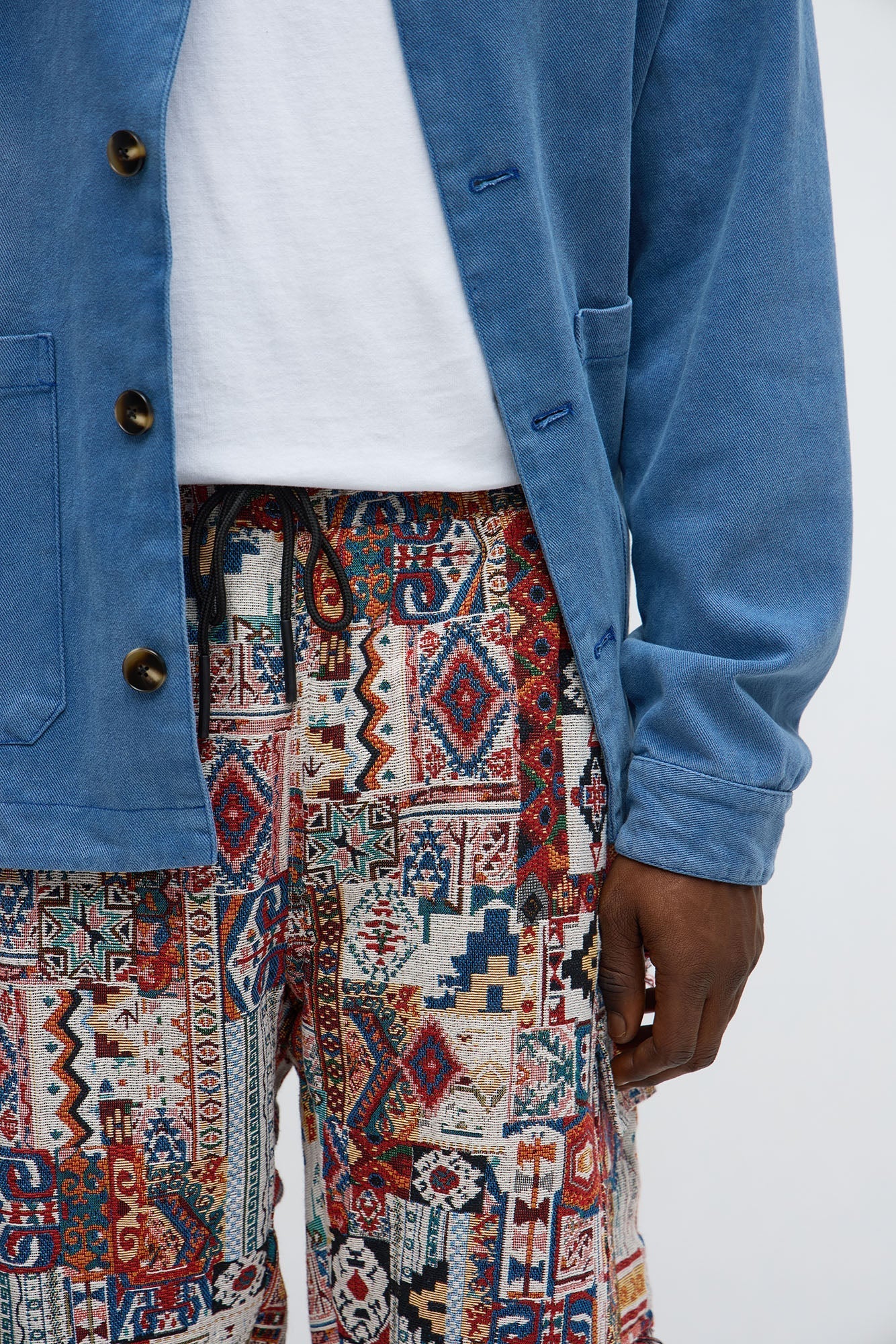 Slim Flare Aztec Tapestry Cargo Pants - Multi Color Fashion Nova