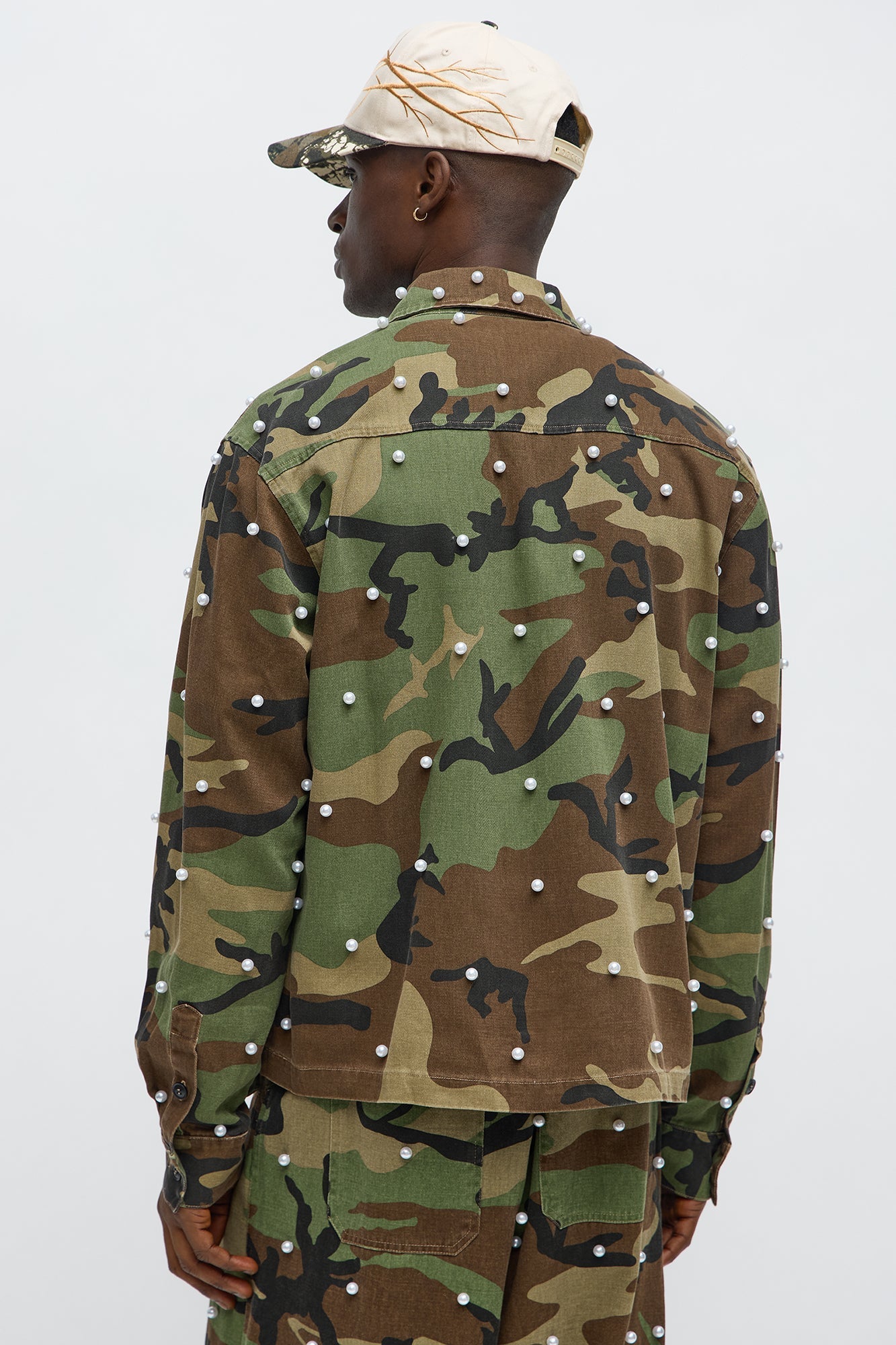 Pearl Wildin Camo Button Up Shirt - Camouflage Fashion Nova