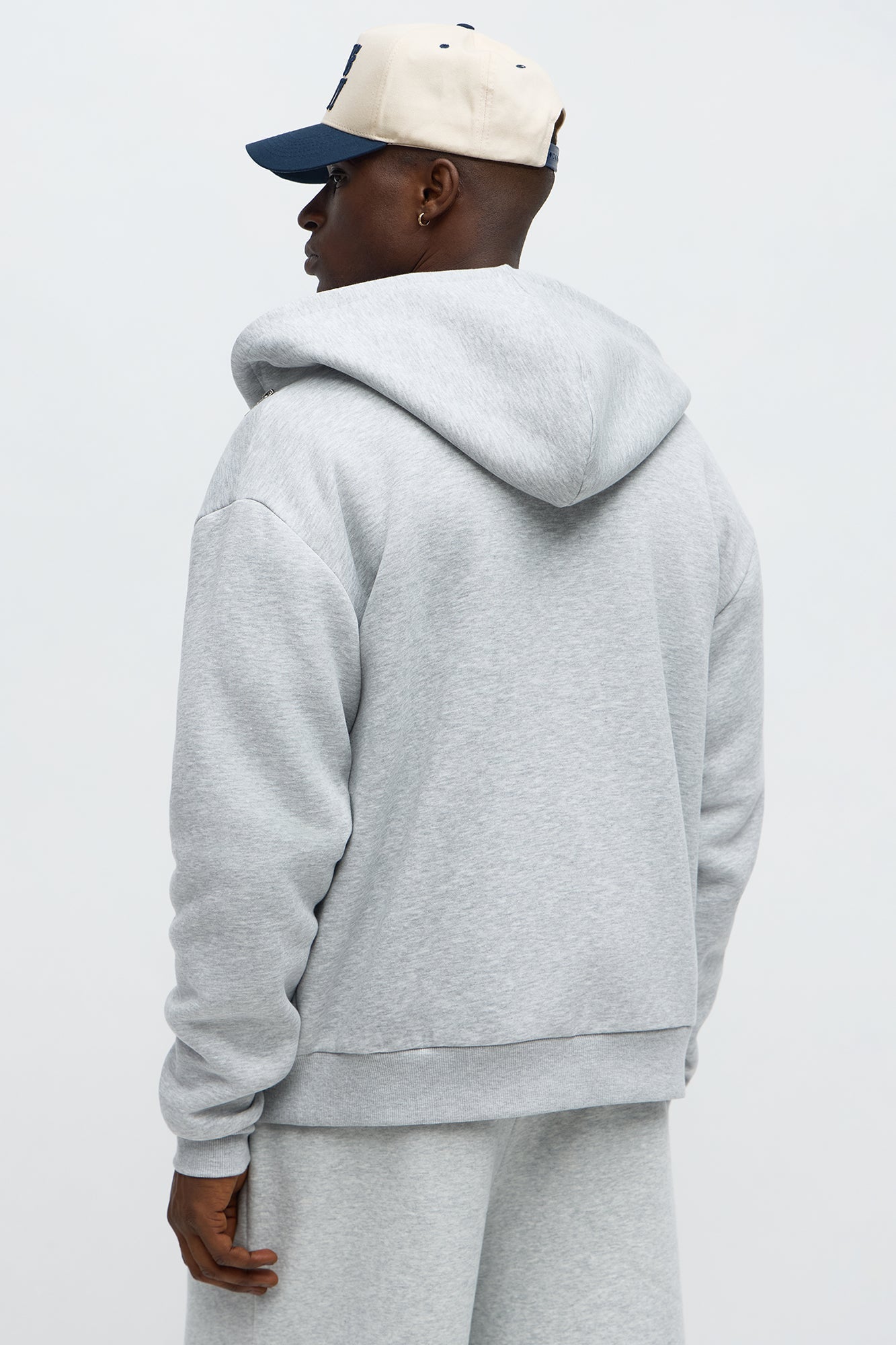 Tyson Stay Away Zip Up Hoodie - Heather Grey Fashion Nova