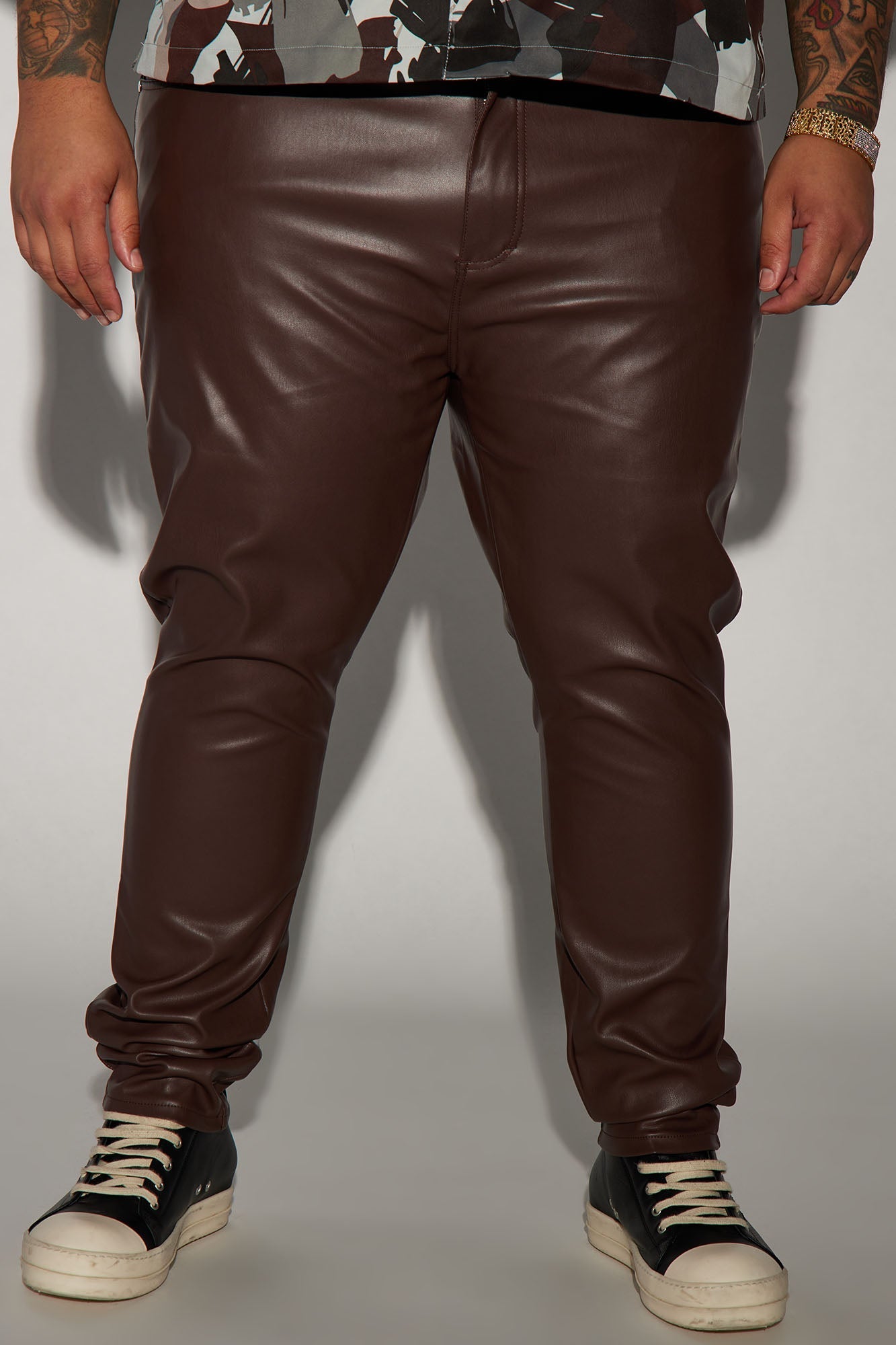 Your Favorite Faux Leather Skinny Pants - Dark Brown Fashion Nova