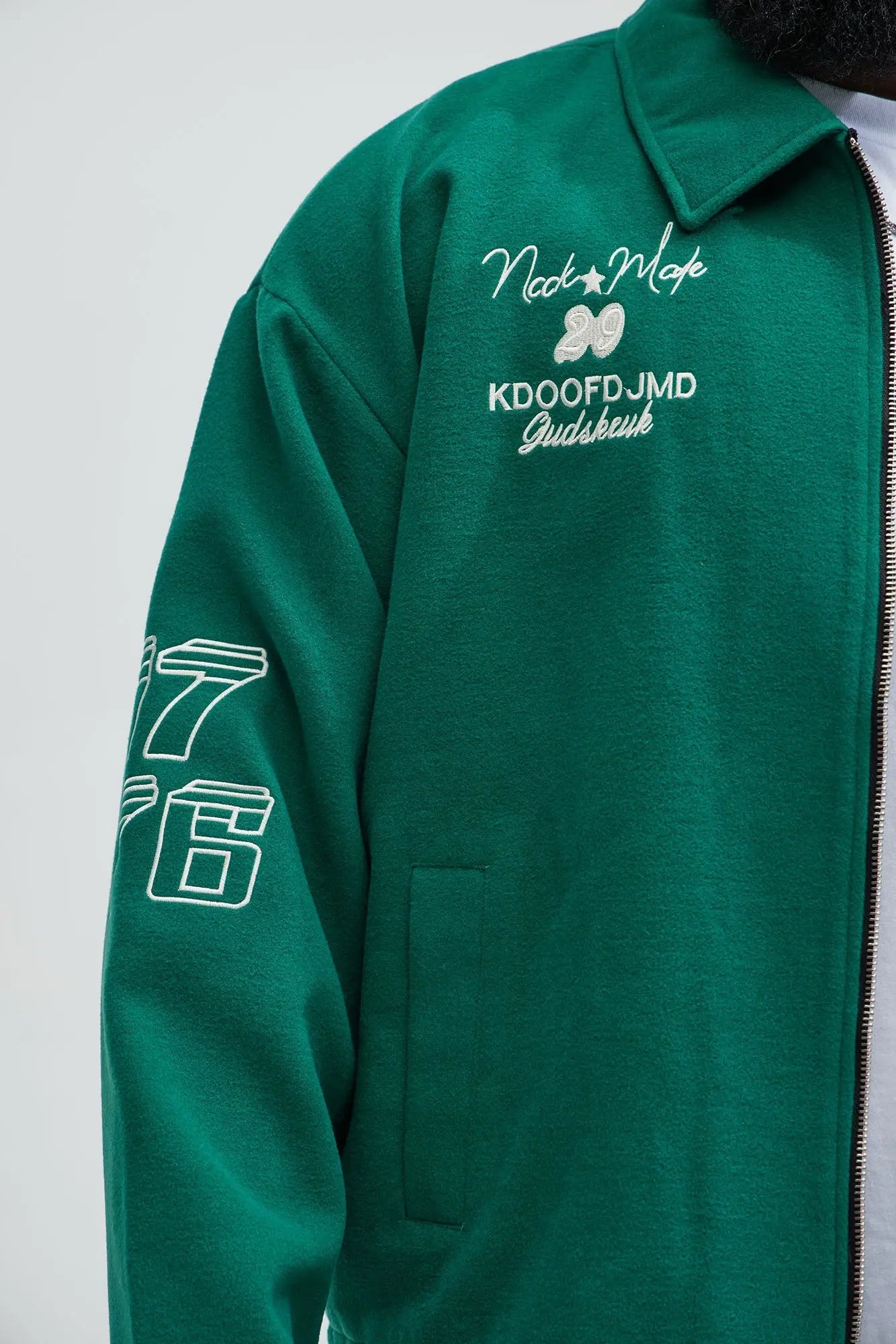 Independence Varsity Jacket - Kelly Green Fashion Nova