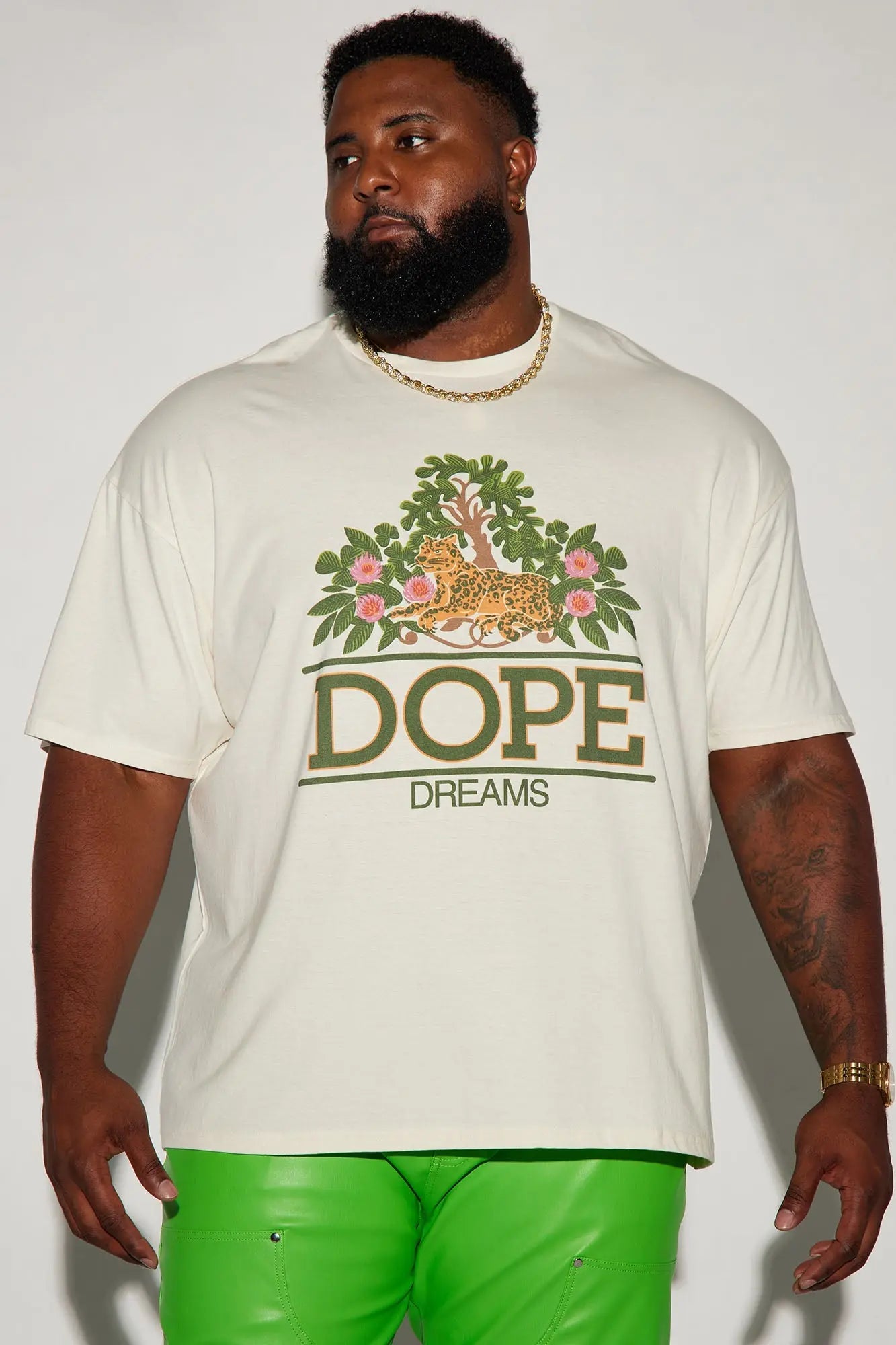 Dope Dreams Short Sleeve Tee - Off White Fashion Nova