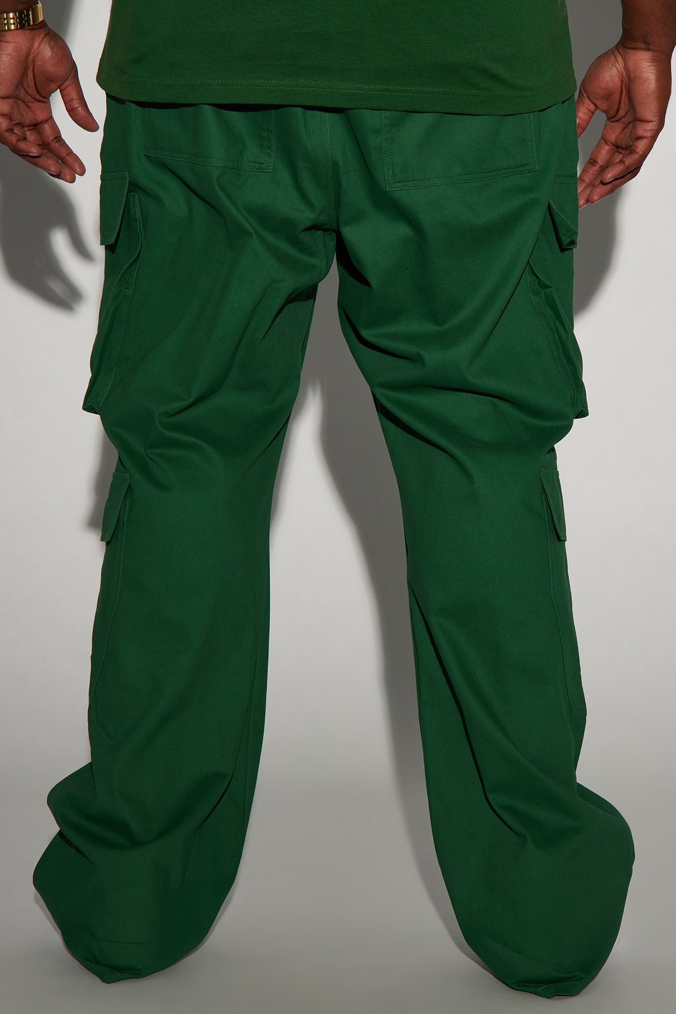 Alisos Twill Slim Flare Cargo Pants - Hunter Fashion Nova