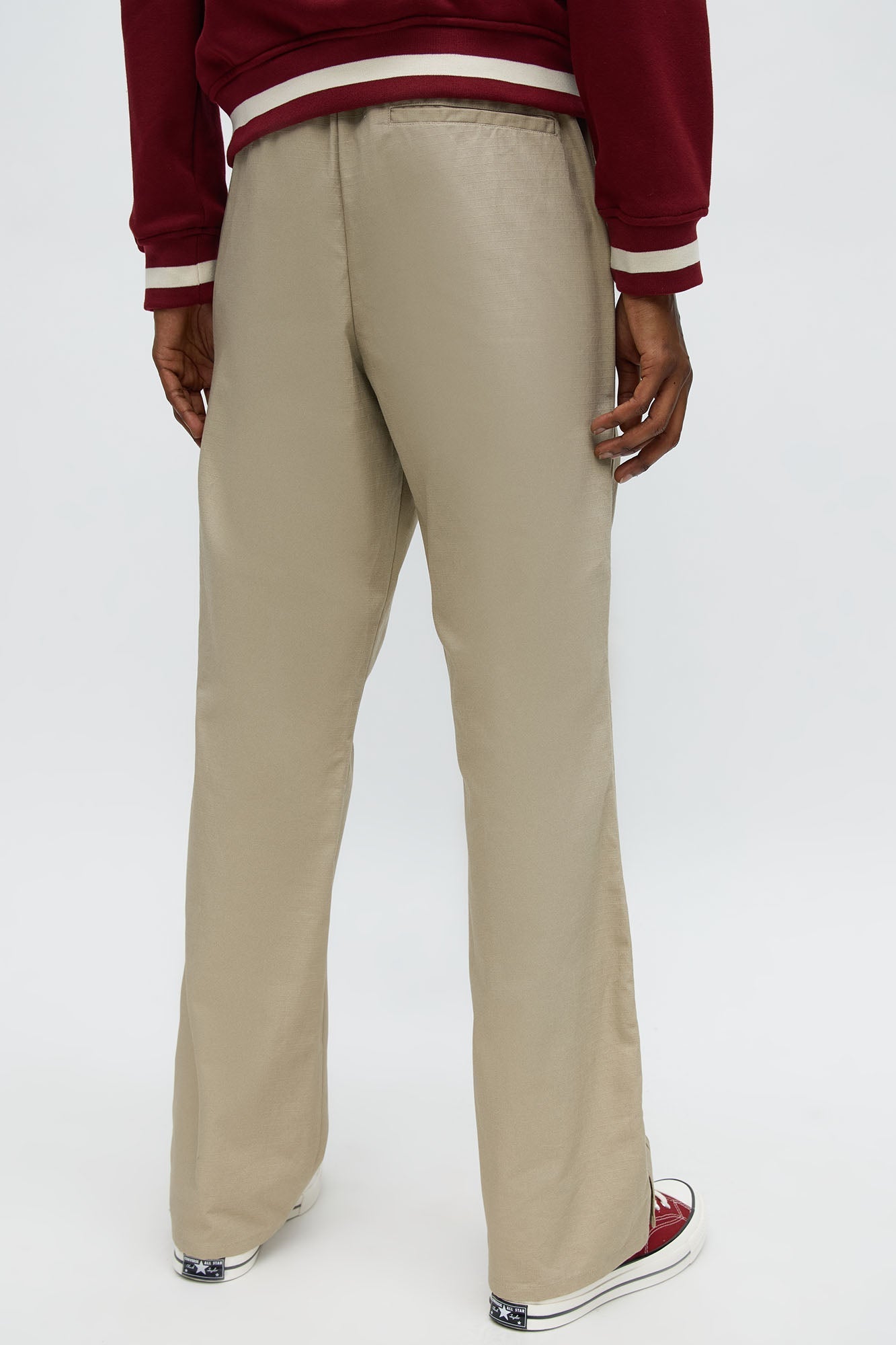 Slim Comeback Ripstop Side Snap Buttons - Taupe Fashion Nova