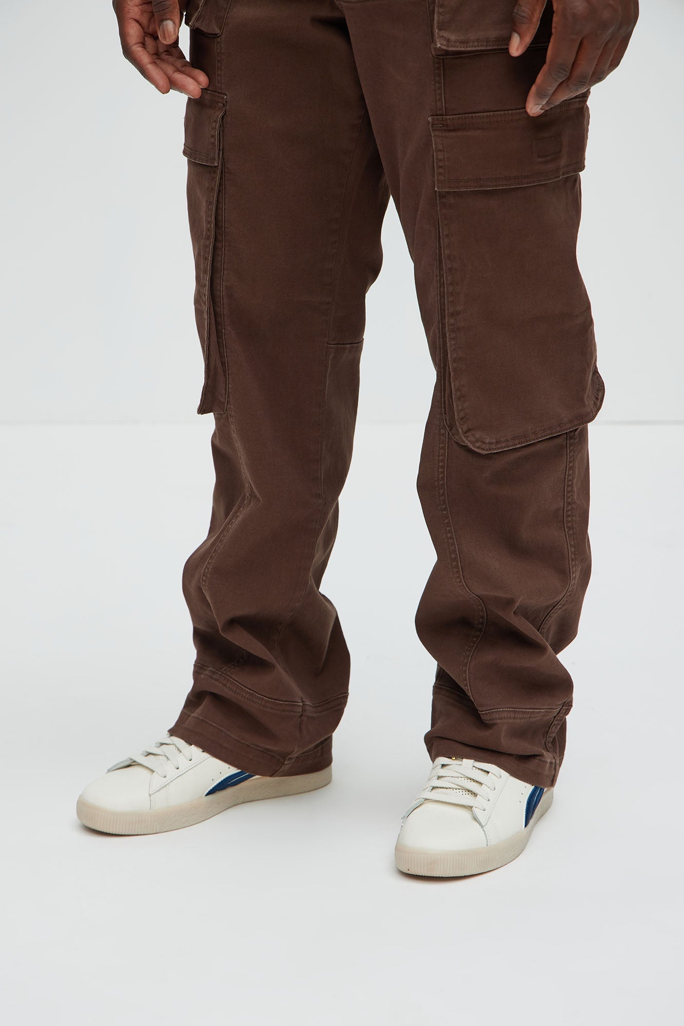 Psyche Straight Cargo Jeans - Brown Fashion Nova