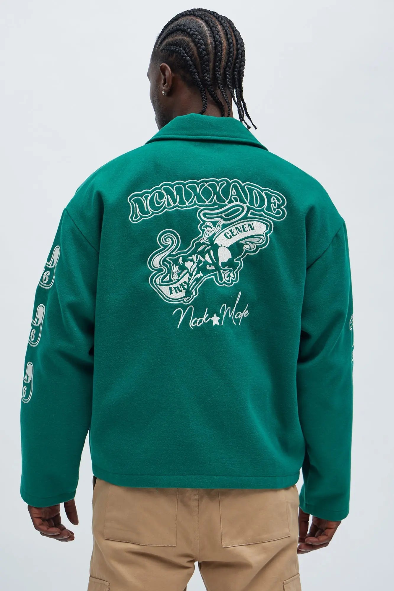 Independence Varsity Jacket - Kelly Green Fashion Nova