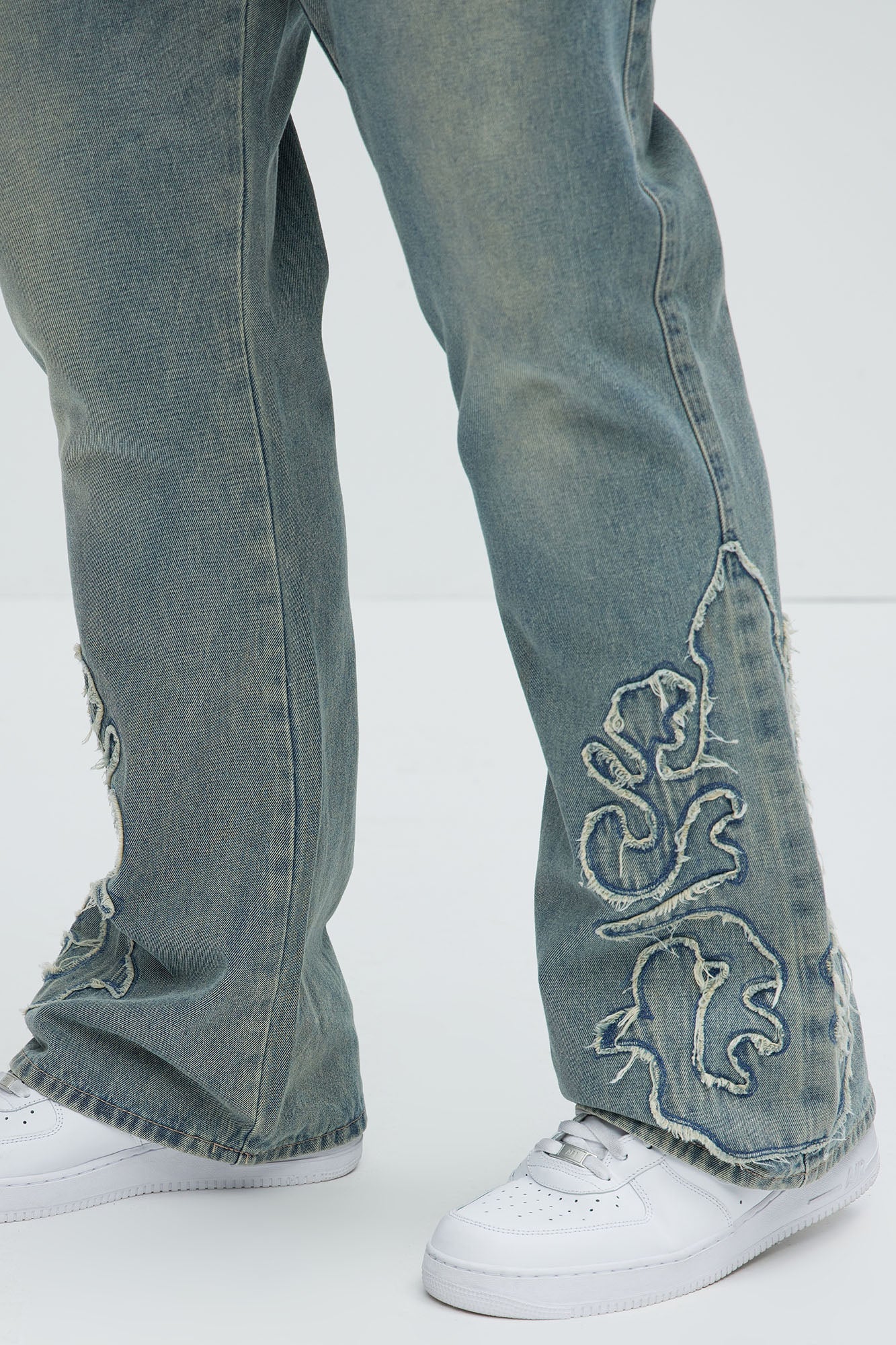 Tumble Slim Flare Jeans - Light Blue Wash Fashion Nova