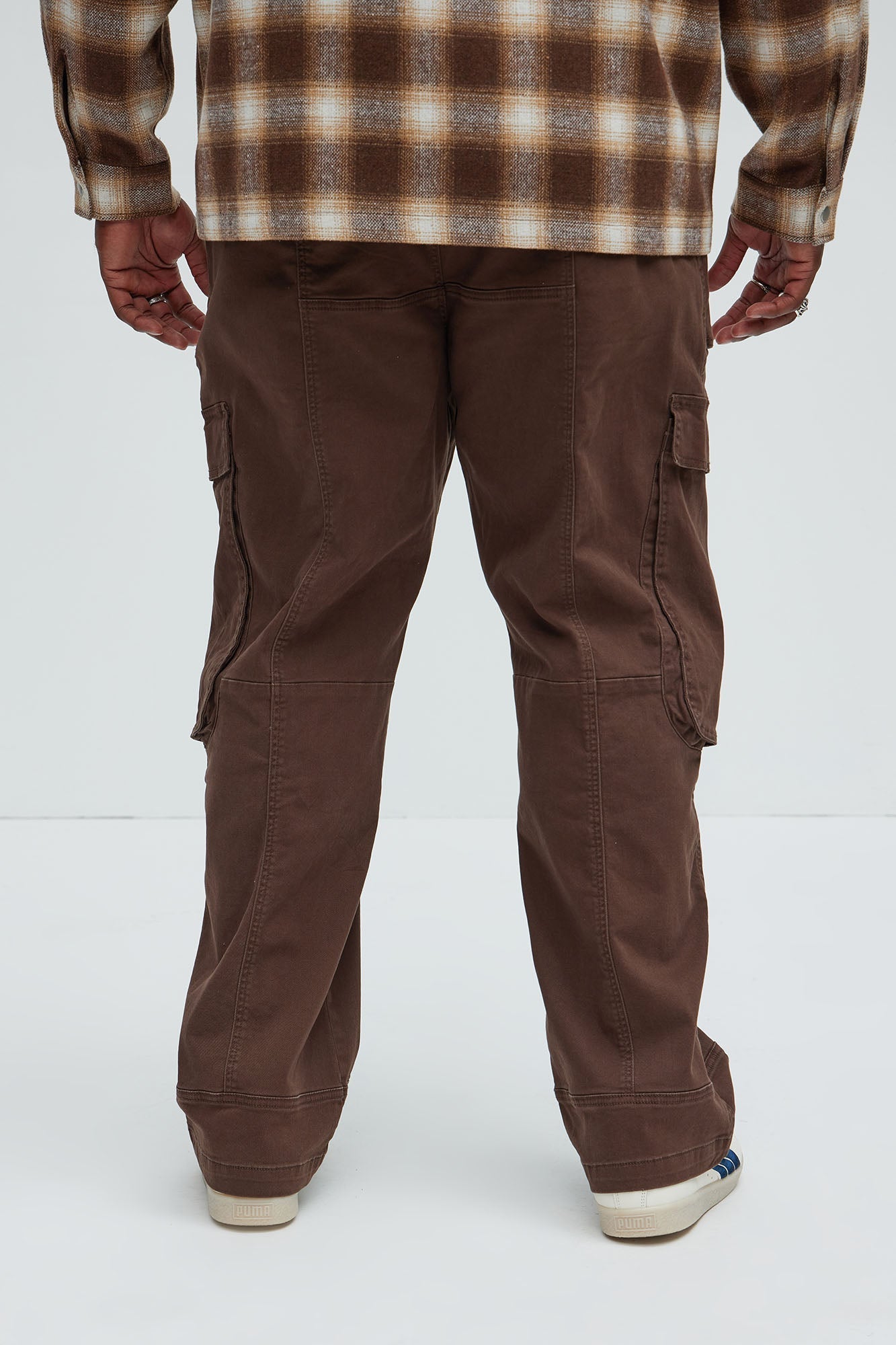 Psyche Straight Cargo Jeans - Brown Fashion Nova