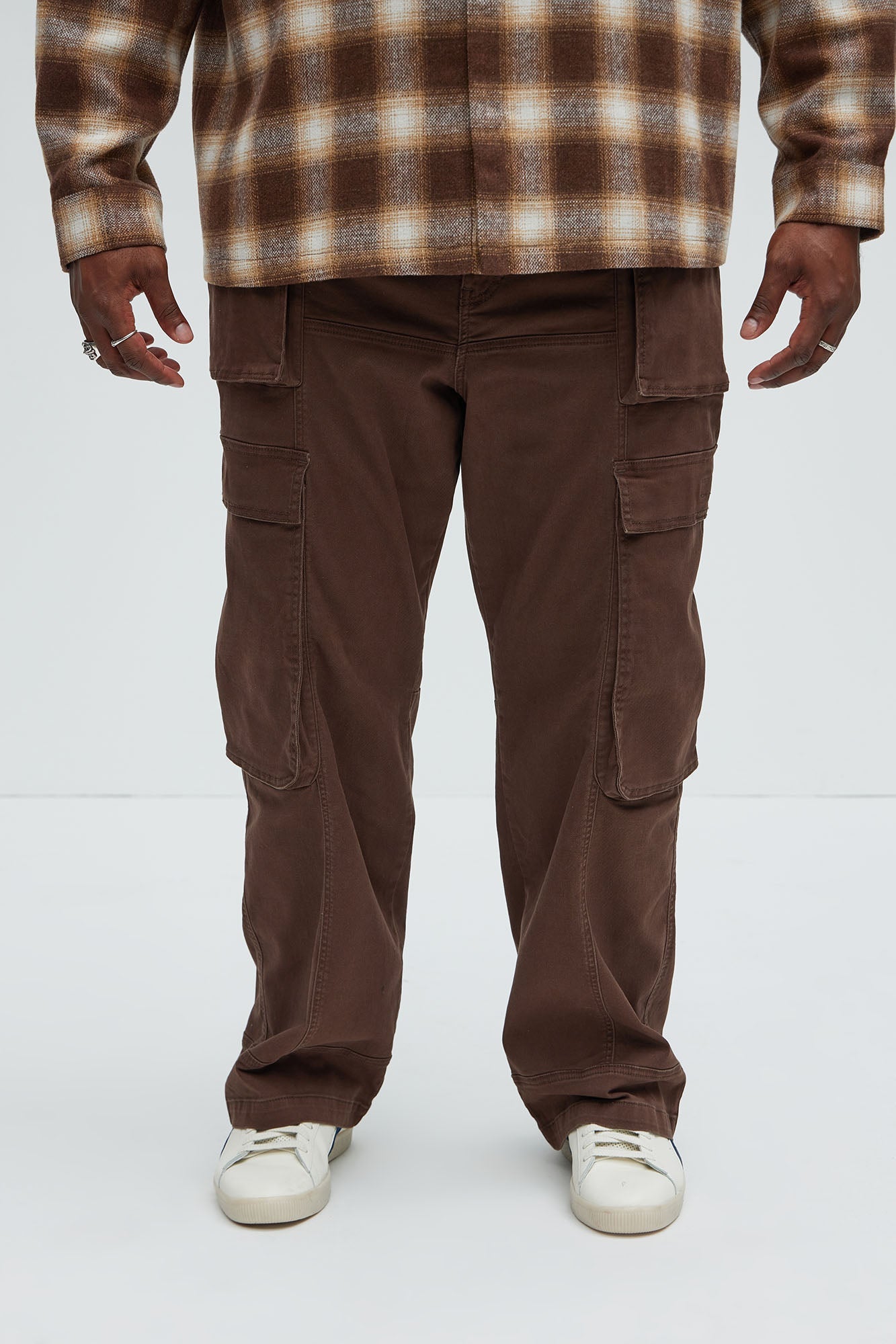 Psyche Straight Cargo Jeans - Brown Fashion Nova