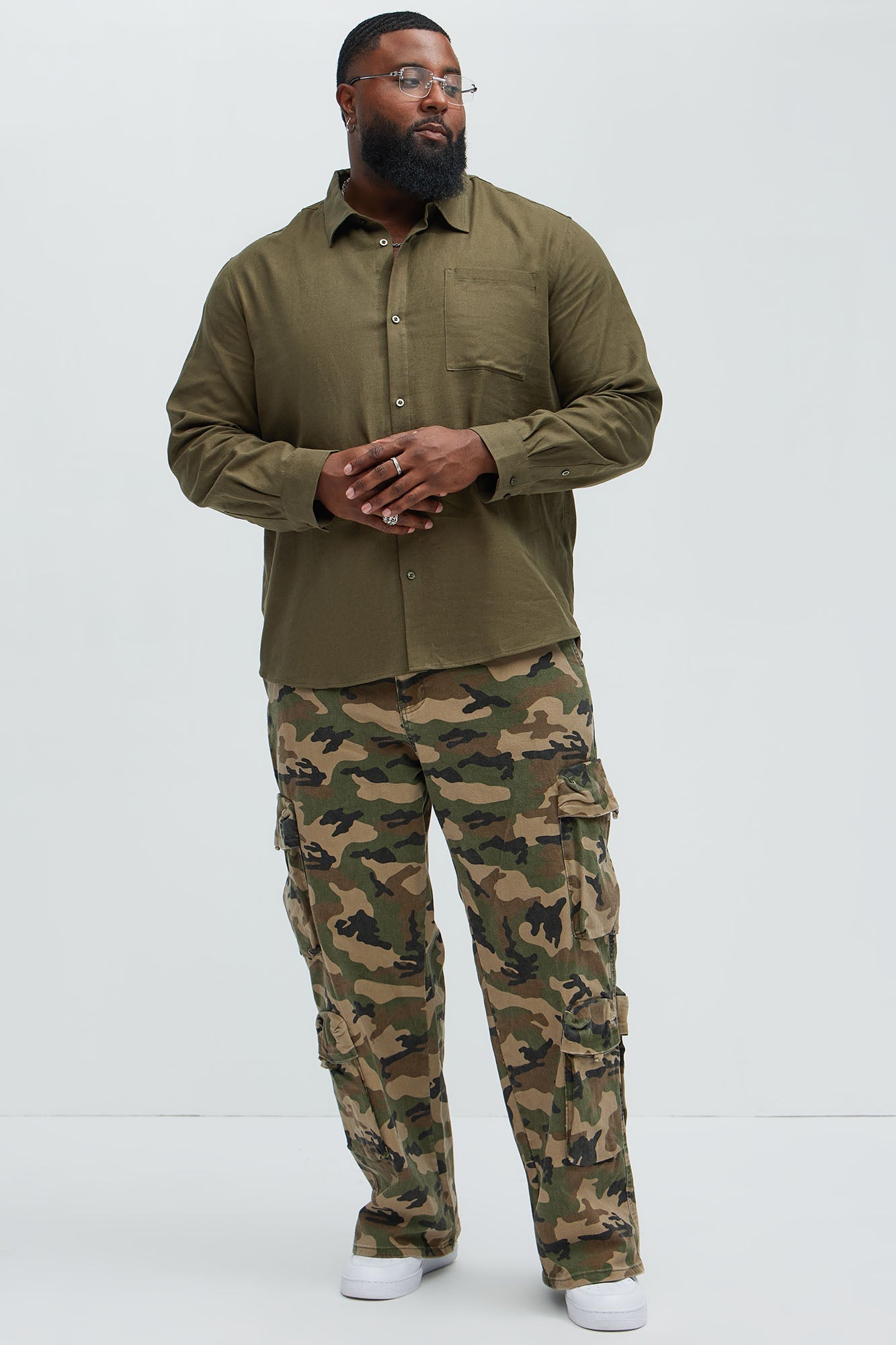 Shane Baggy Cargo Jeans - Camouflage Fashion Nova