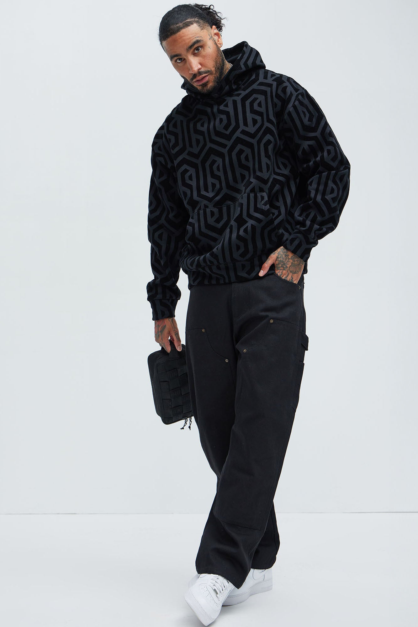 Bold Flock Hoodie - Black Fashion Nova