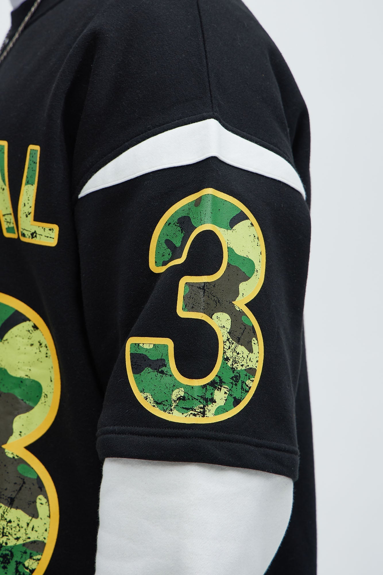 Tyson General Soldier Long Sleeve Tee - Black/combo Fashion Nova