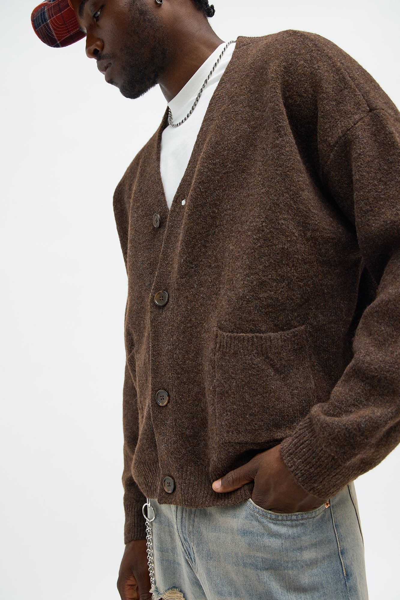 Cropped Harbor Ash Cardigan - Brown Fashion Nova