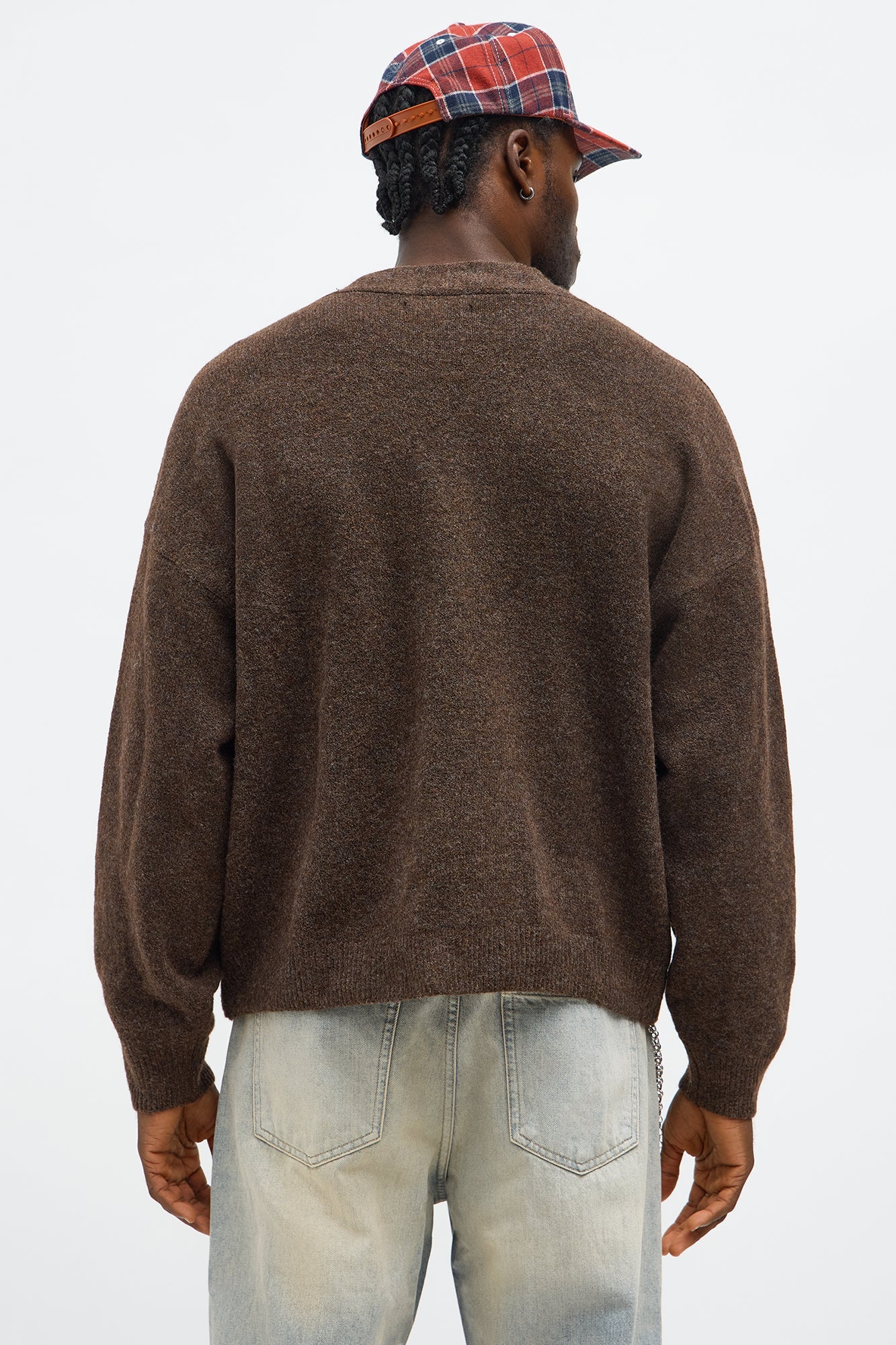 Cropped Harbor Ash Cardigan - Brown Fashion Nova