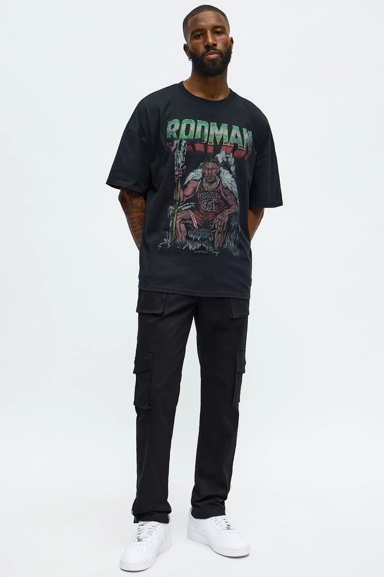Worker Slim Cargo Pants - Black Fashion Nova