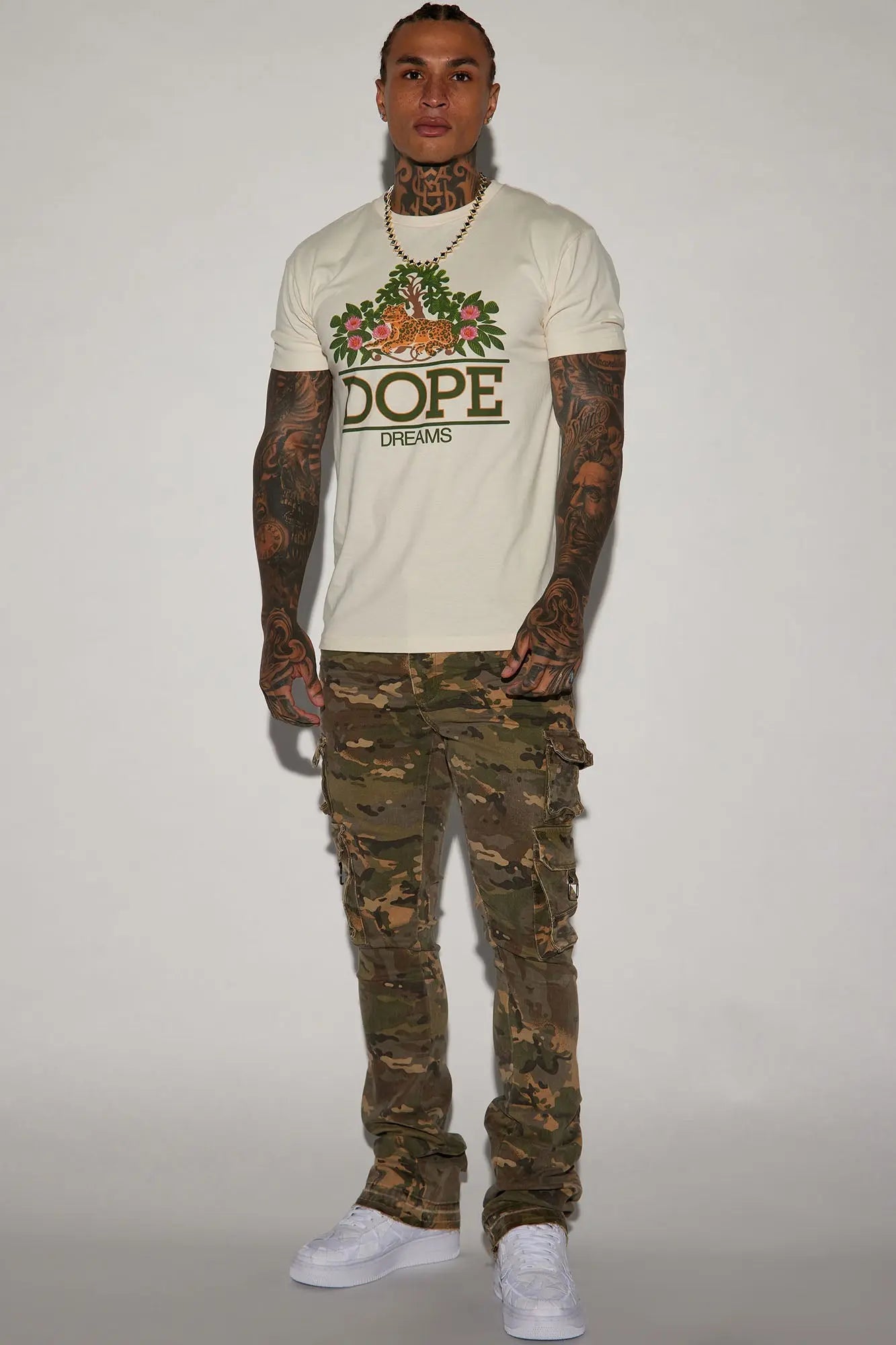 Dope Dreams Short Sleeve Tee - Off White Fashion Nova