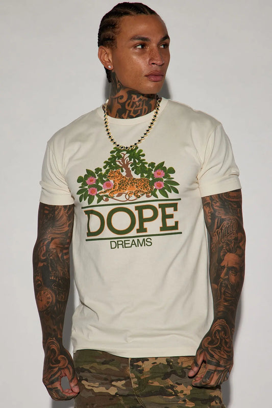 Dope Dreams Short Sleeve Tee - Off White Fashion Nova