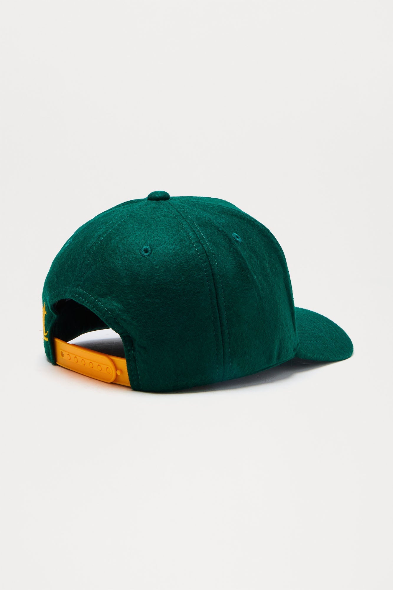 1St Gold Textured Structured Snapback Hat - Green/combo Fashion Nova