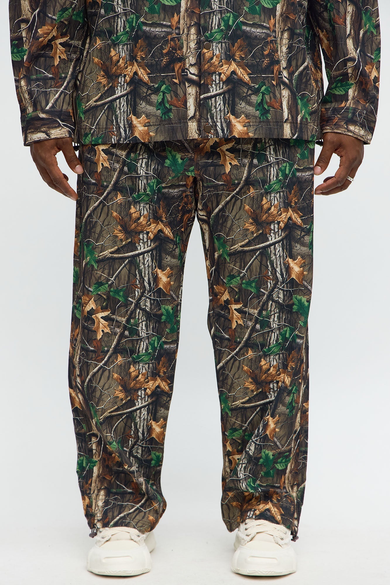 Baggy Rustic Pants - Brown/combo Fashion Nova