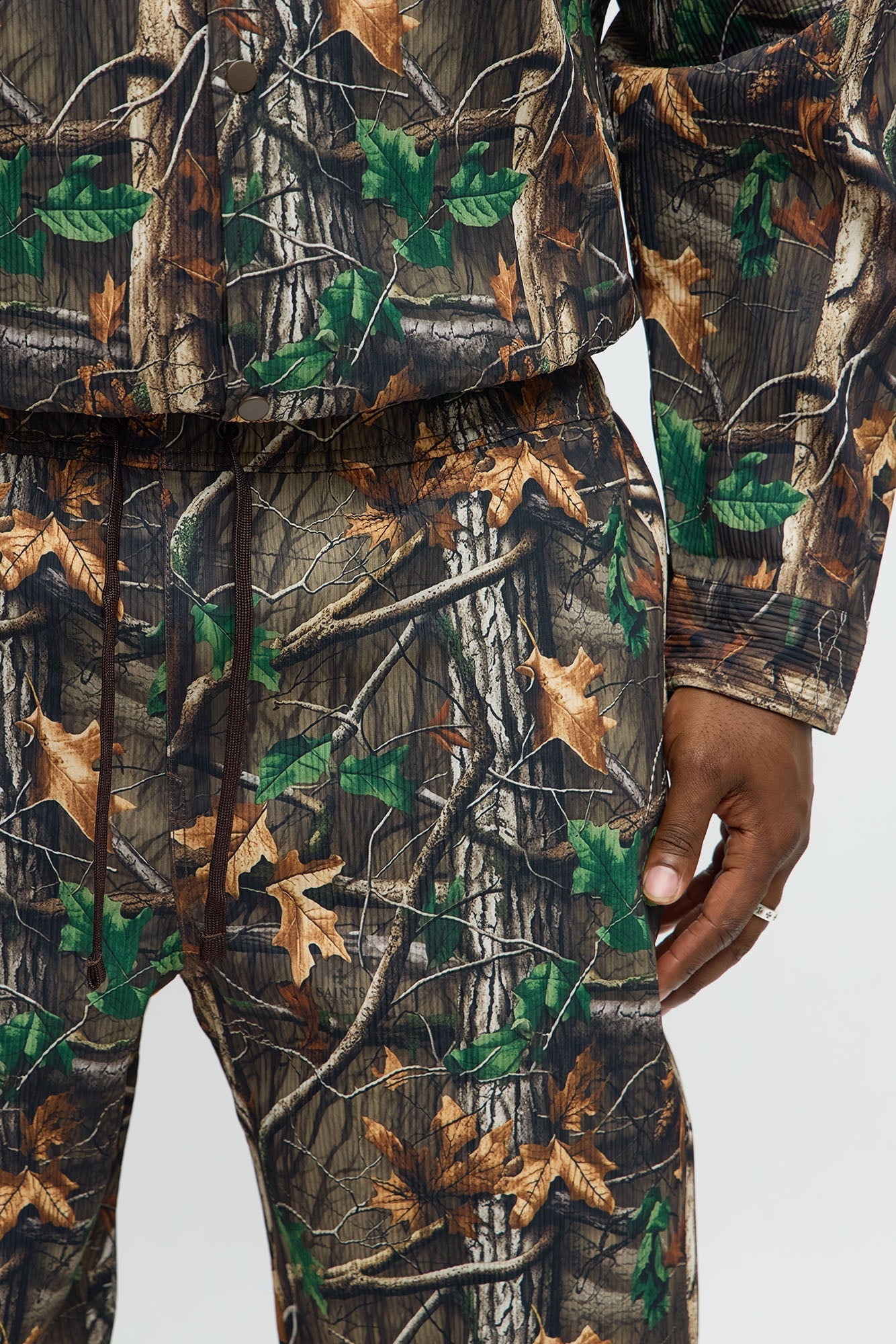 Baggy Rustic Pants - Brown/combo Fashion Nova