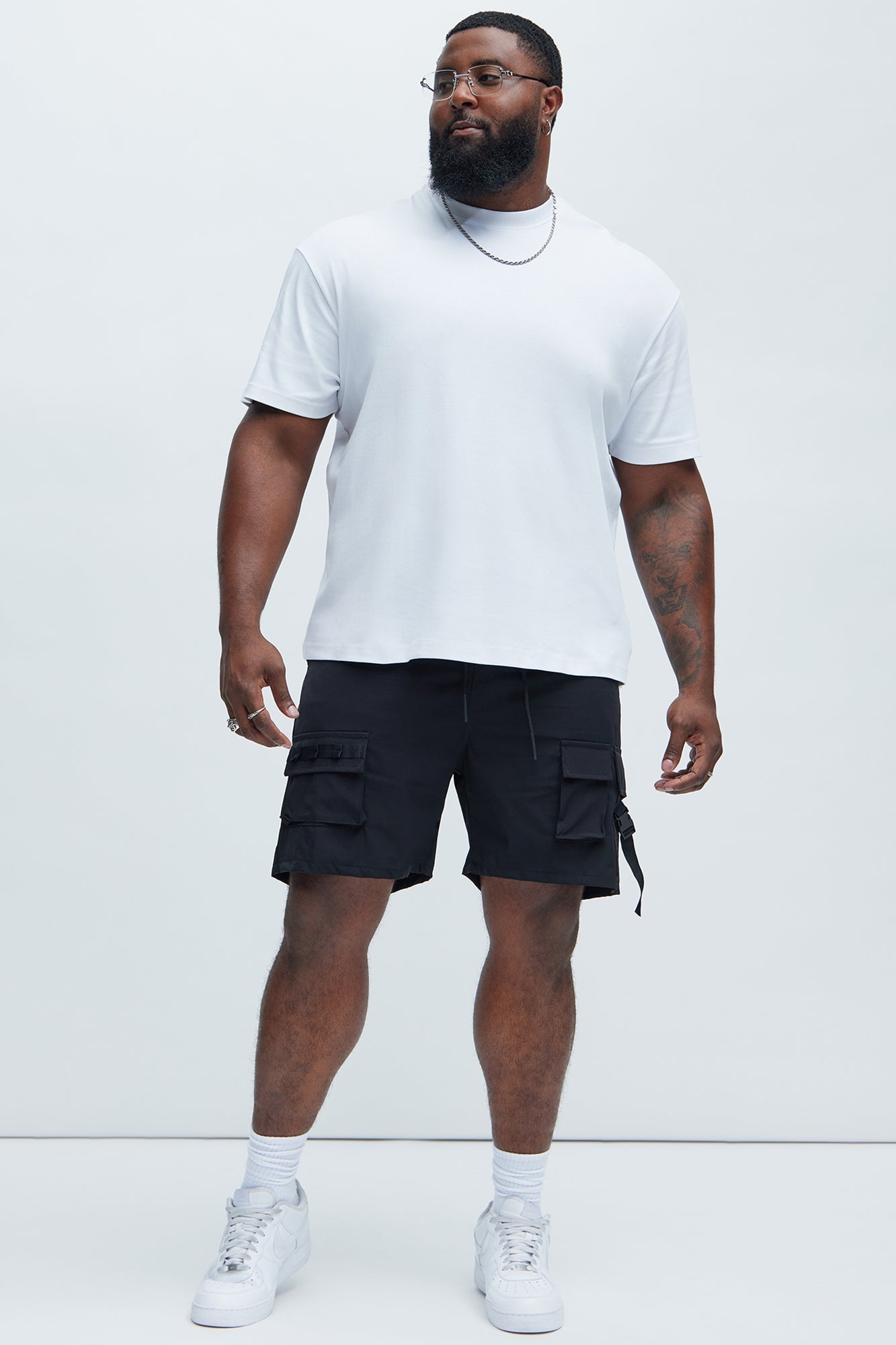 Davison Premium Short Sleeve Tee - White Fashion Nova