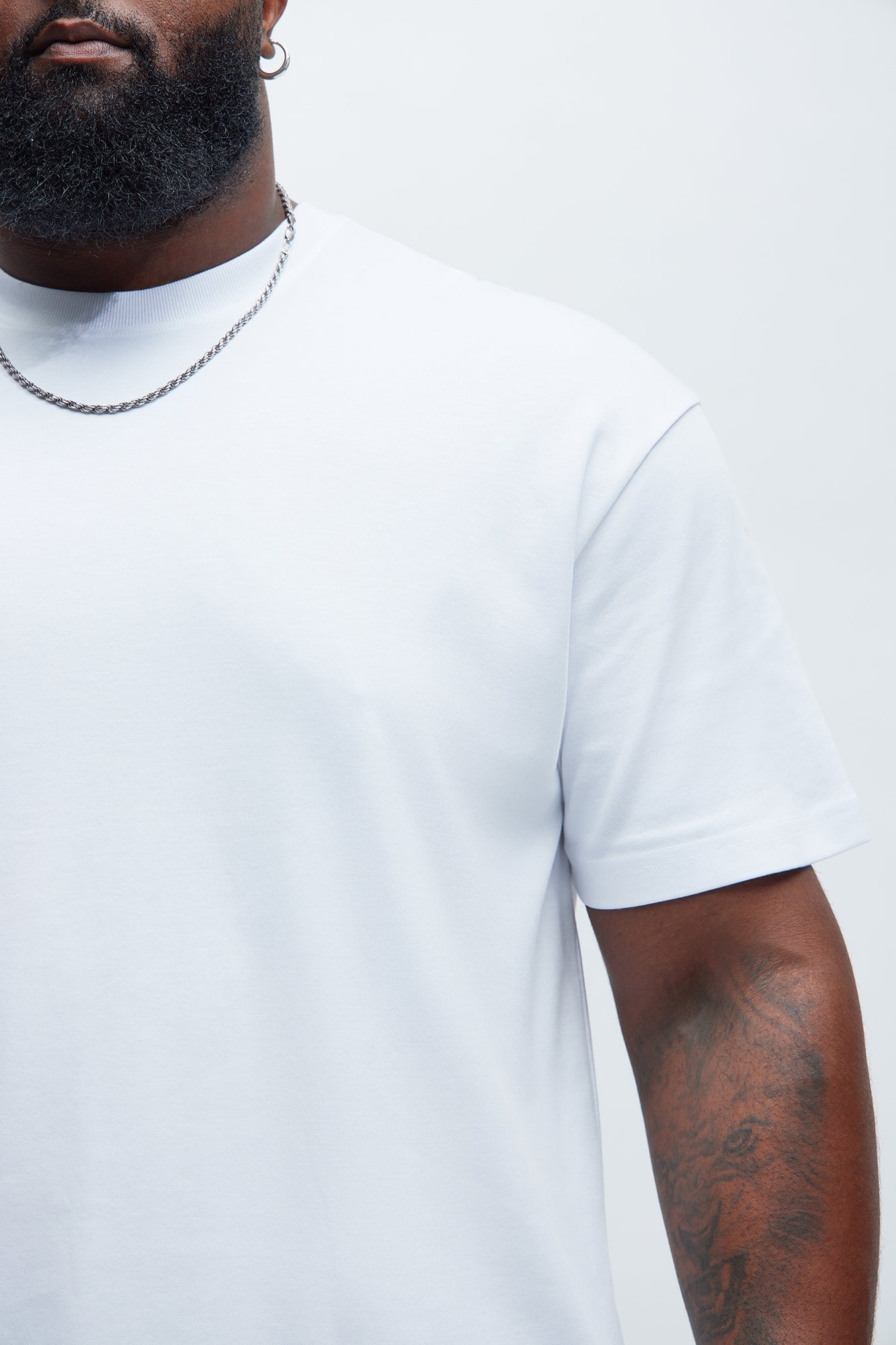 Davison Premium Short Sleeve Tee - White Fashion Nova
