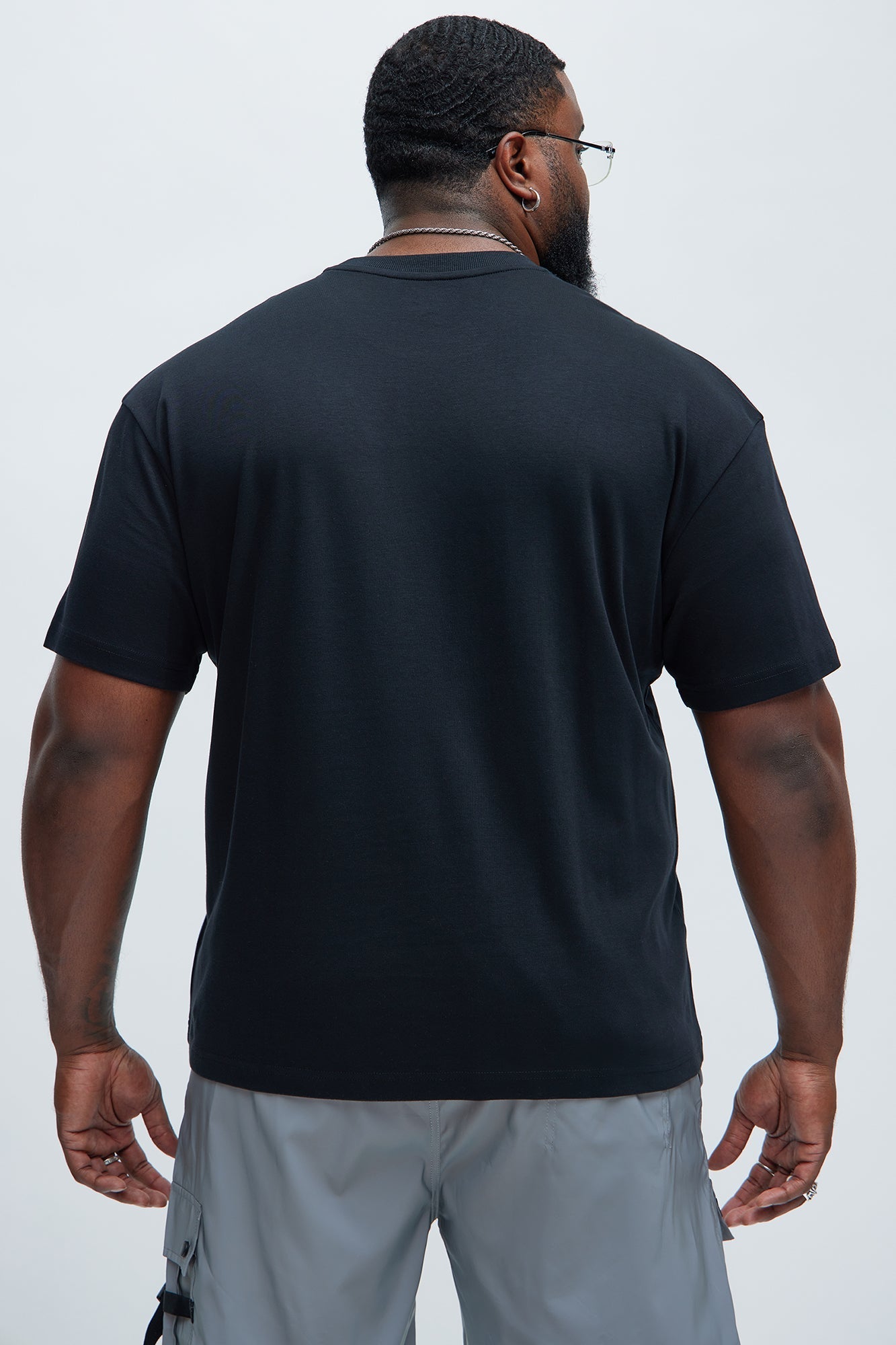 Davison Premium Short Sleeve Tee - Black Fashion Nova