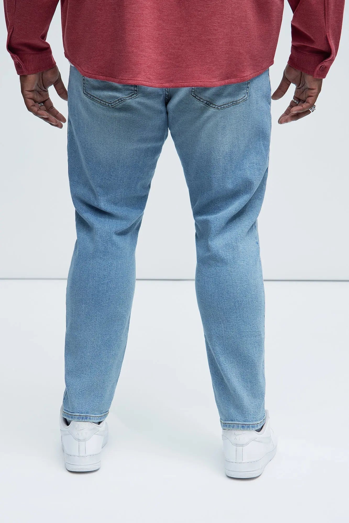 Cornell Distressed Slim Jeans - Light Wash Fashion Nova