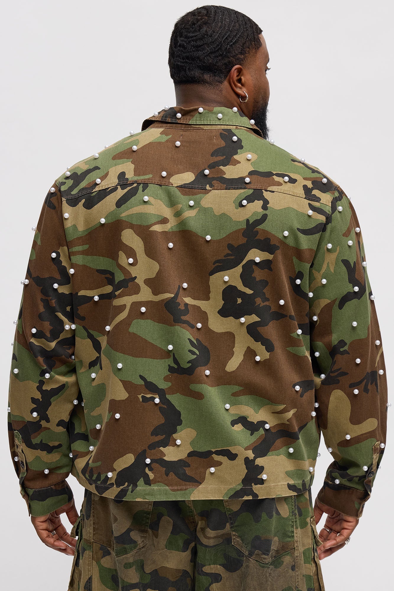 Pearl Wildin Camo Button Up Shirt - Camouflage Fashion Nova