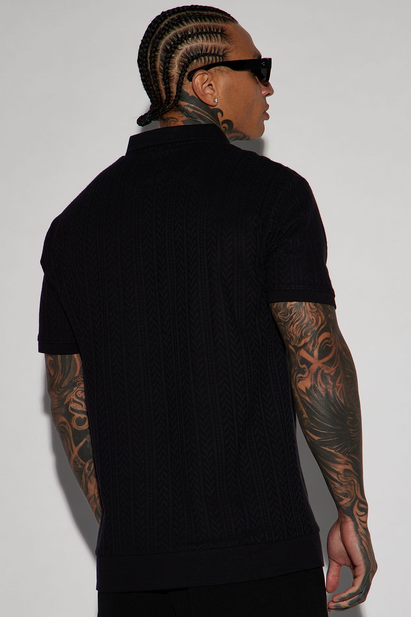 Caddie Short Sleeve Polo - Black Fashion Nova