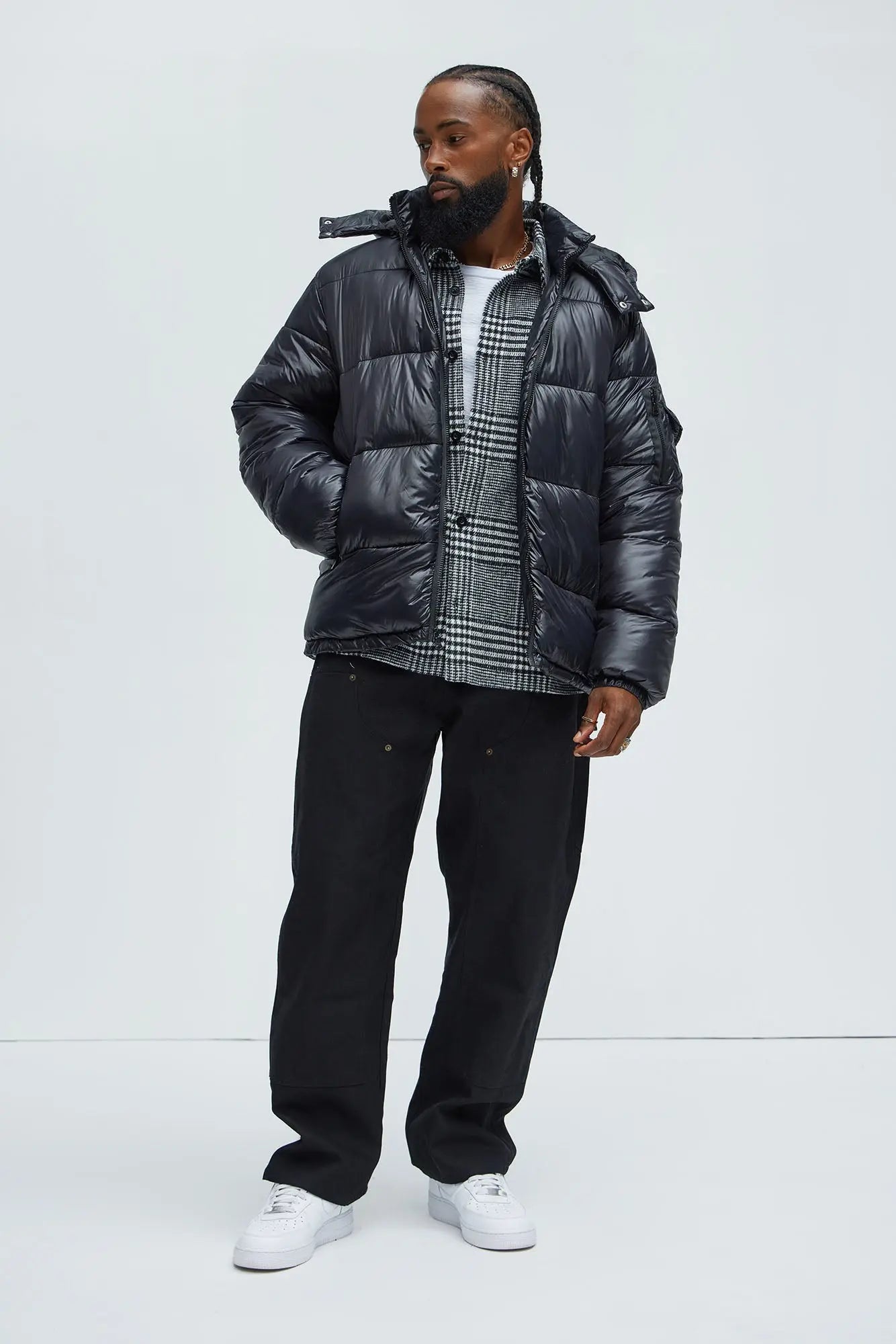 Nixer Puffer Jacket - Black Fashion Nova