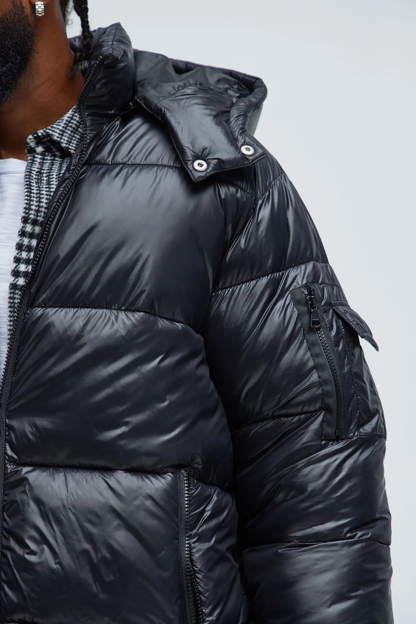 Nixer Puffer Jacket - Black Fashion Nova