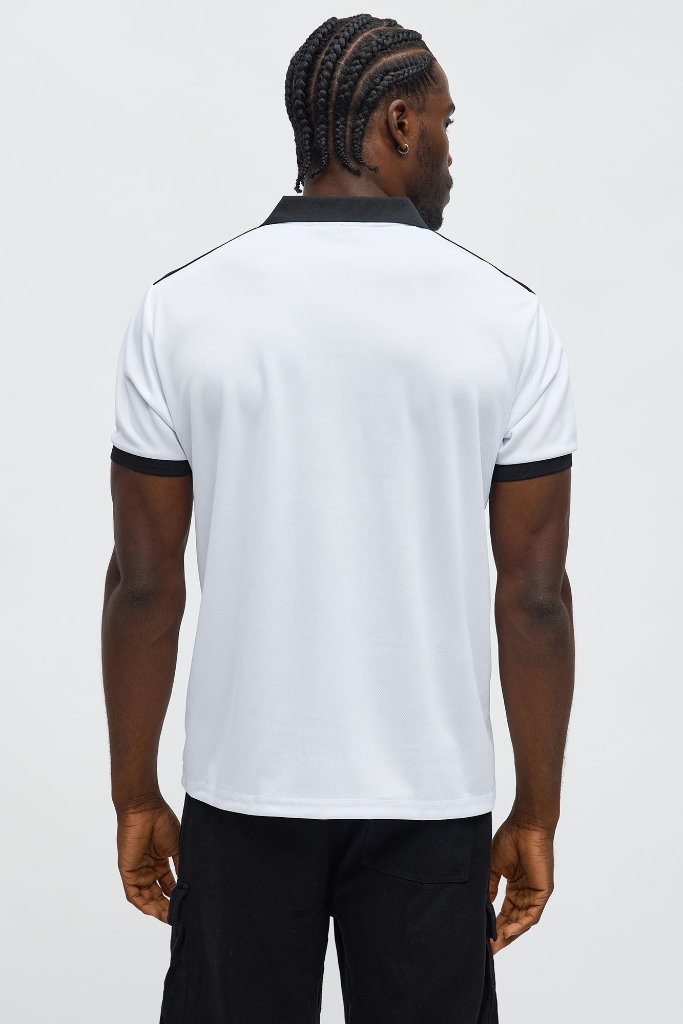 Von Dutch Polo Jersey - White/Black Fashion Nova