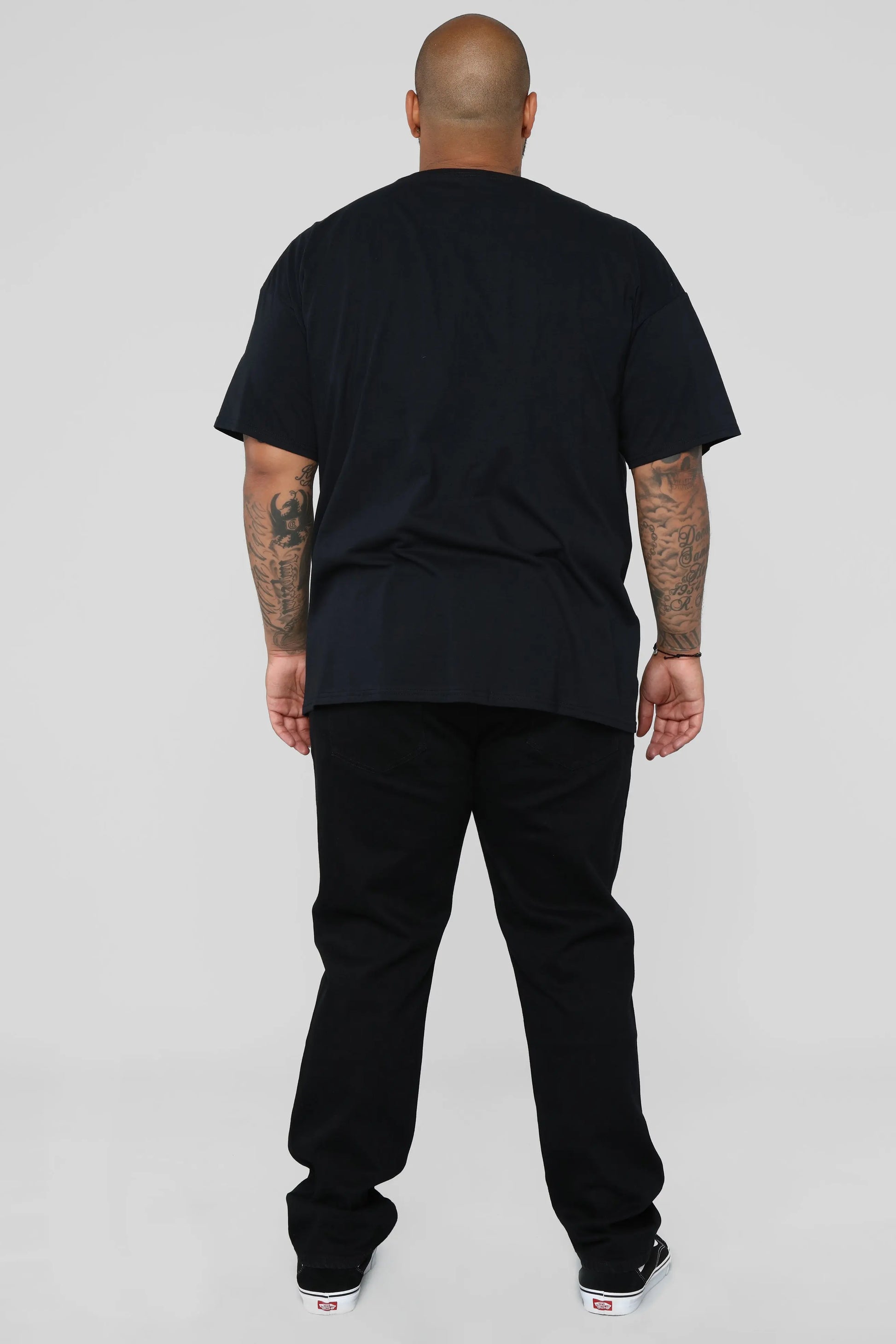 Mike Straight Taper Jeans - Black Fashion Nova
