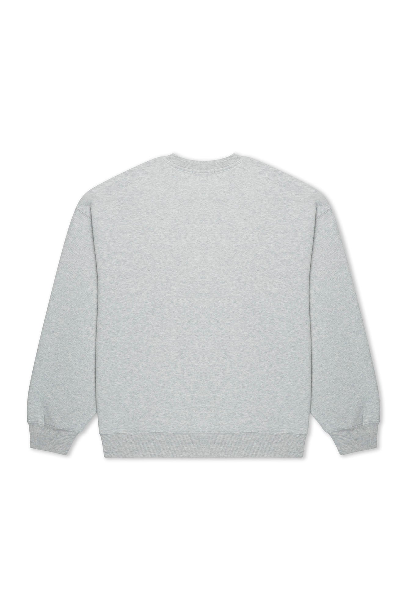 410 Oversized Crewneck - Heather Grey Fashion Nova
