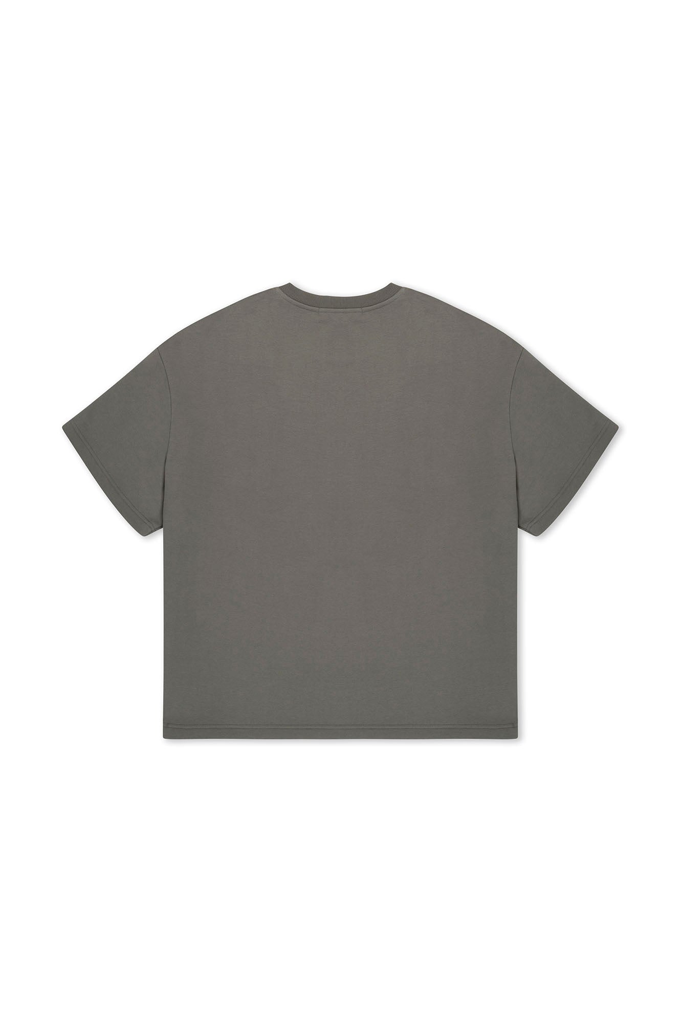 410 Oversized Fleece Tee - Moss Grey Fashion Nova