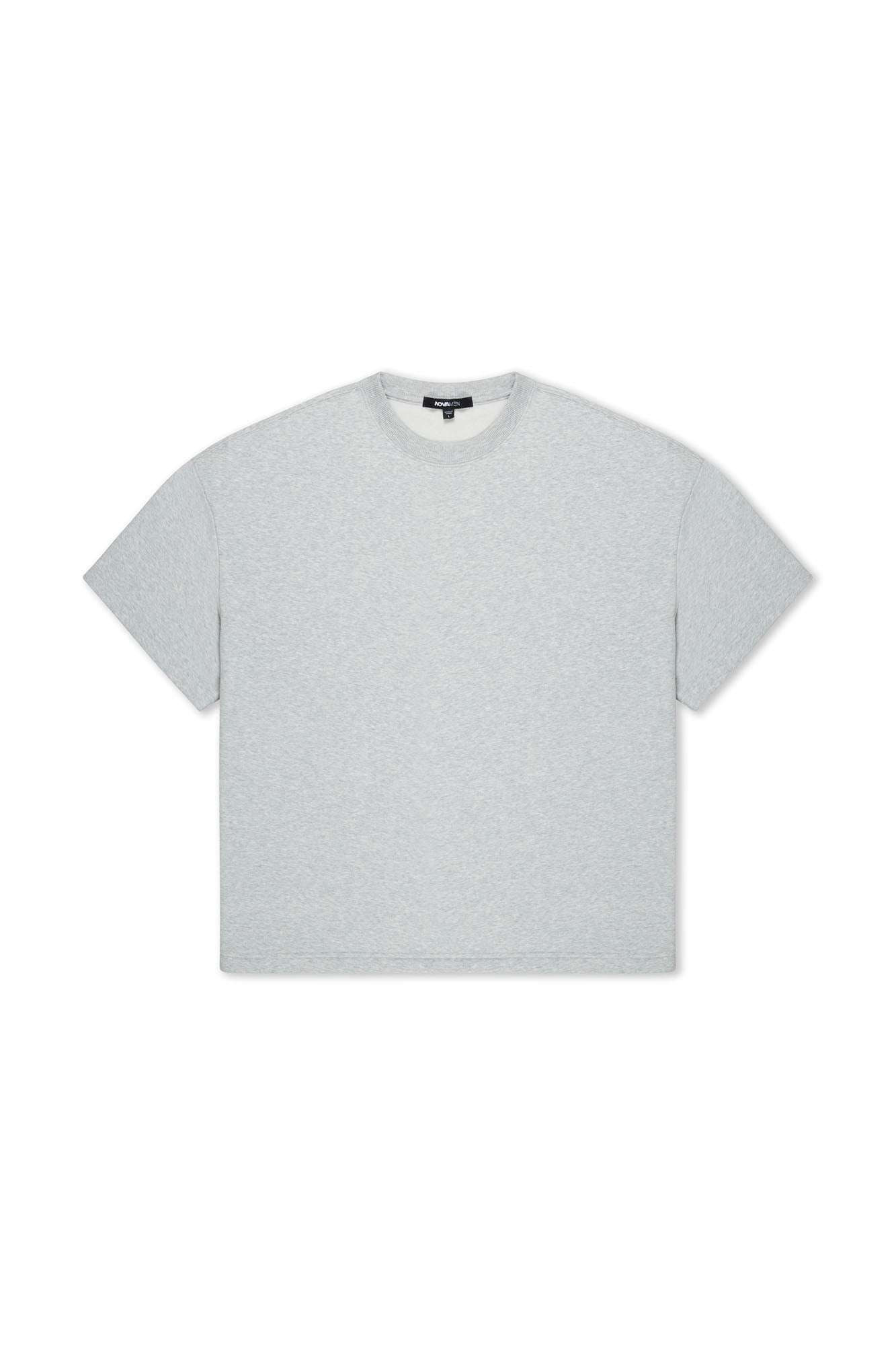 410 Oversized Fleece Tee - Heather Grey Fashion Nova