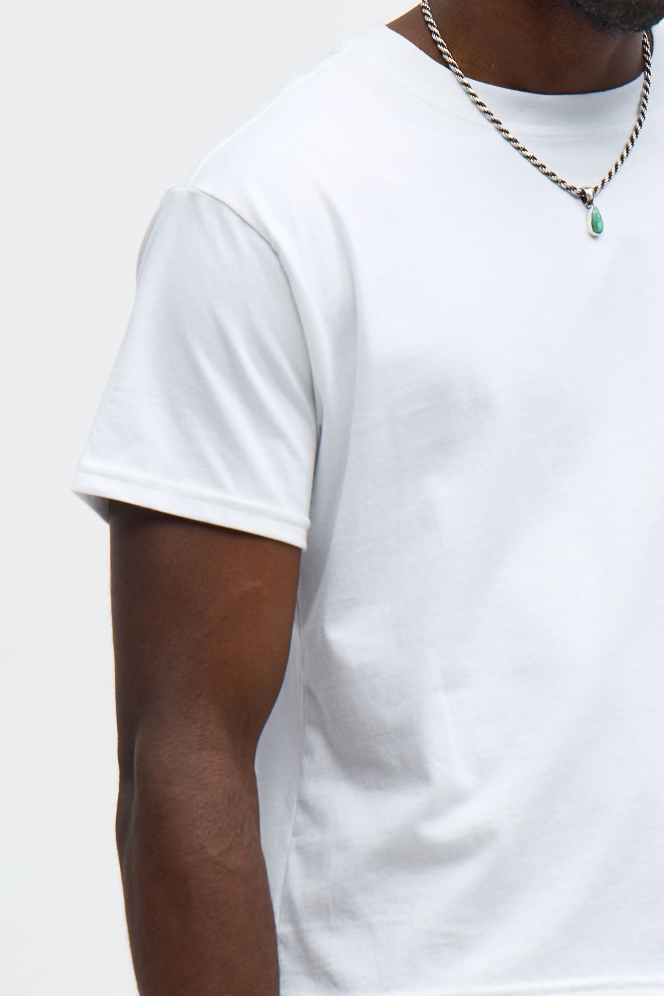 Cropped Crew Baby Tee - White Fashion Nova