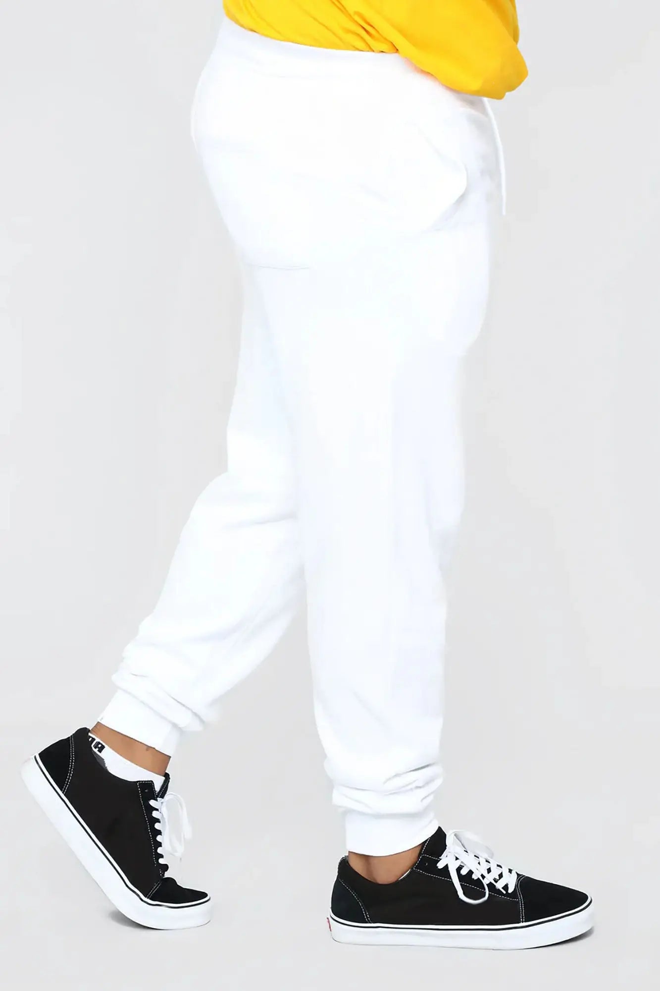 Tyson Jogger - White Fashion Nova