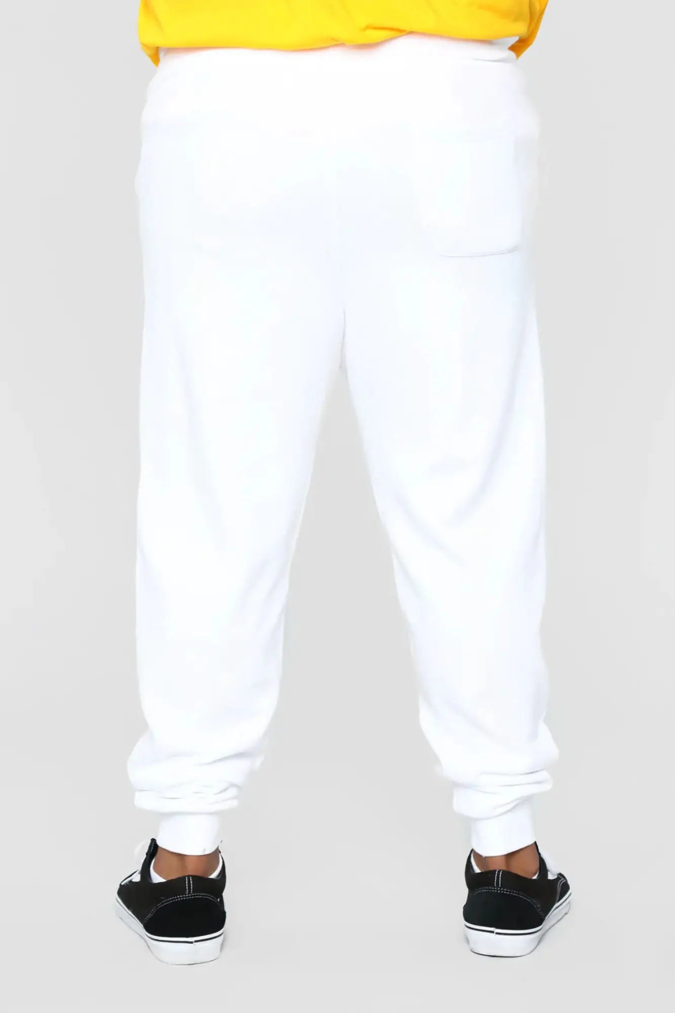 Tyson Jogger - White Fashion Nova