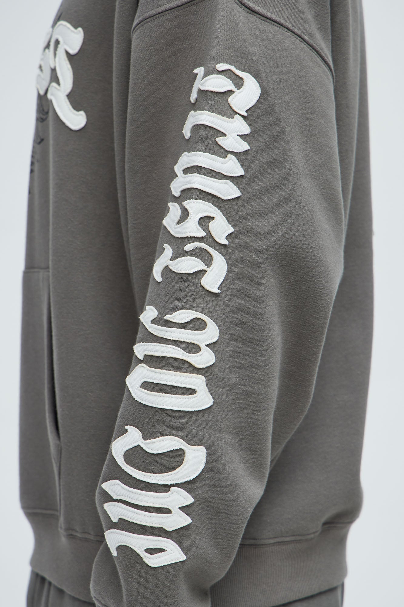 Tyson Trust Issues Oversized Hoodie - Grey Fashion Nova