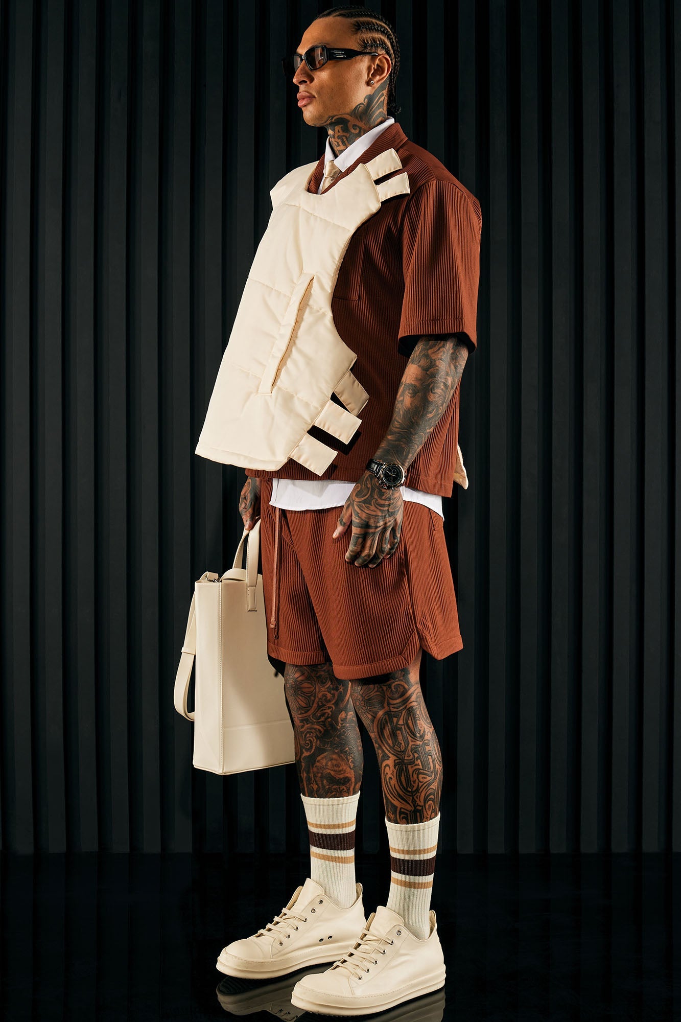 Show Up Basketball Short - Chocolate Fashion Nova