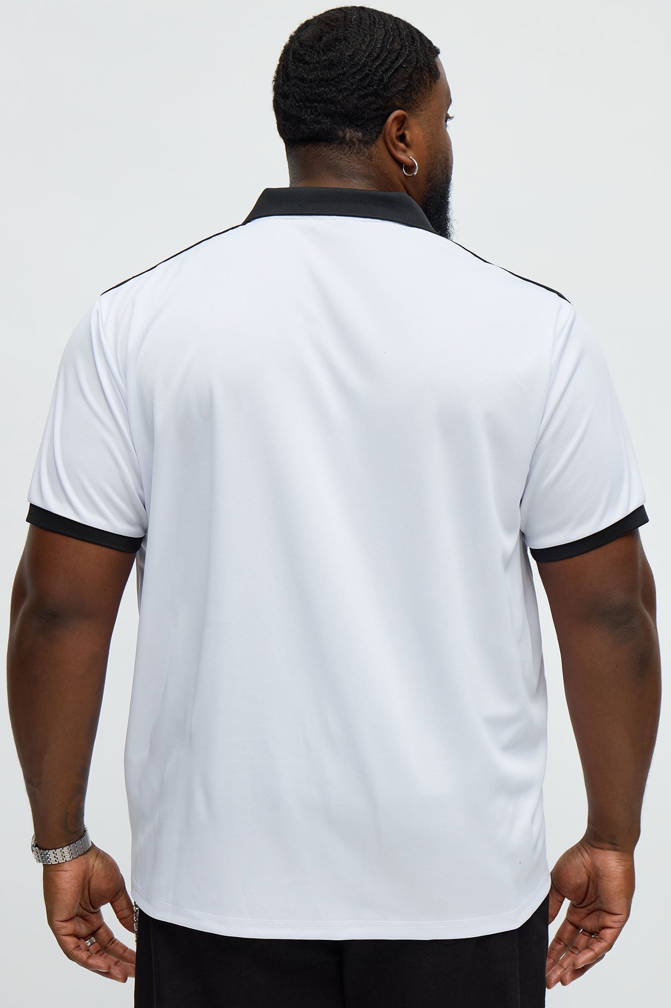 Von Dutch Polo Jersey - White/Black Fashion Nova