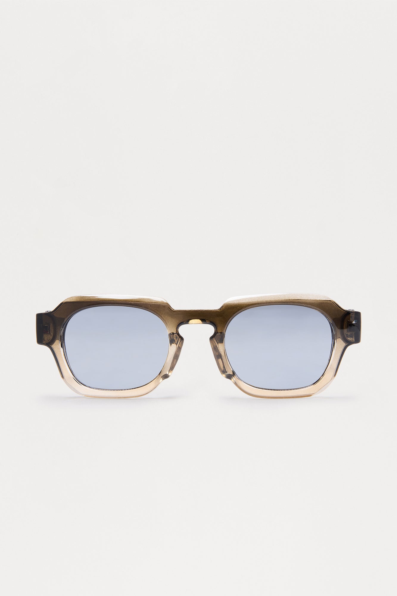 Geo Frame Colored Lens Sunglasses - Dark Grey Fashion Nova
