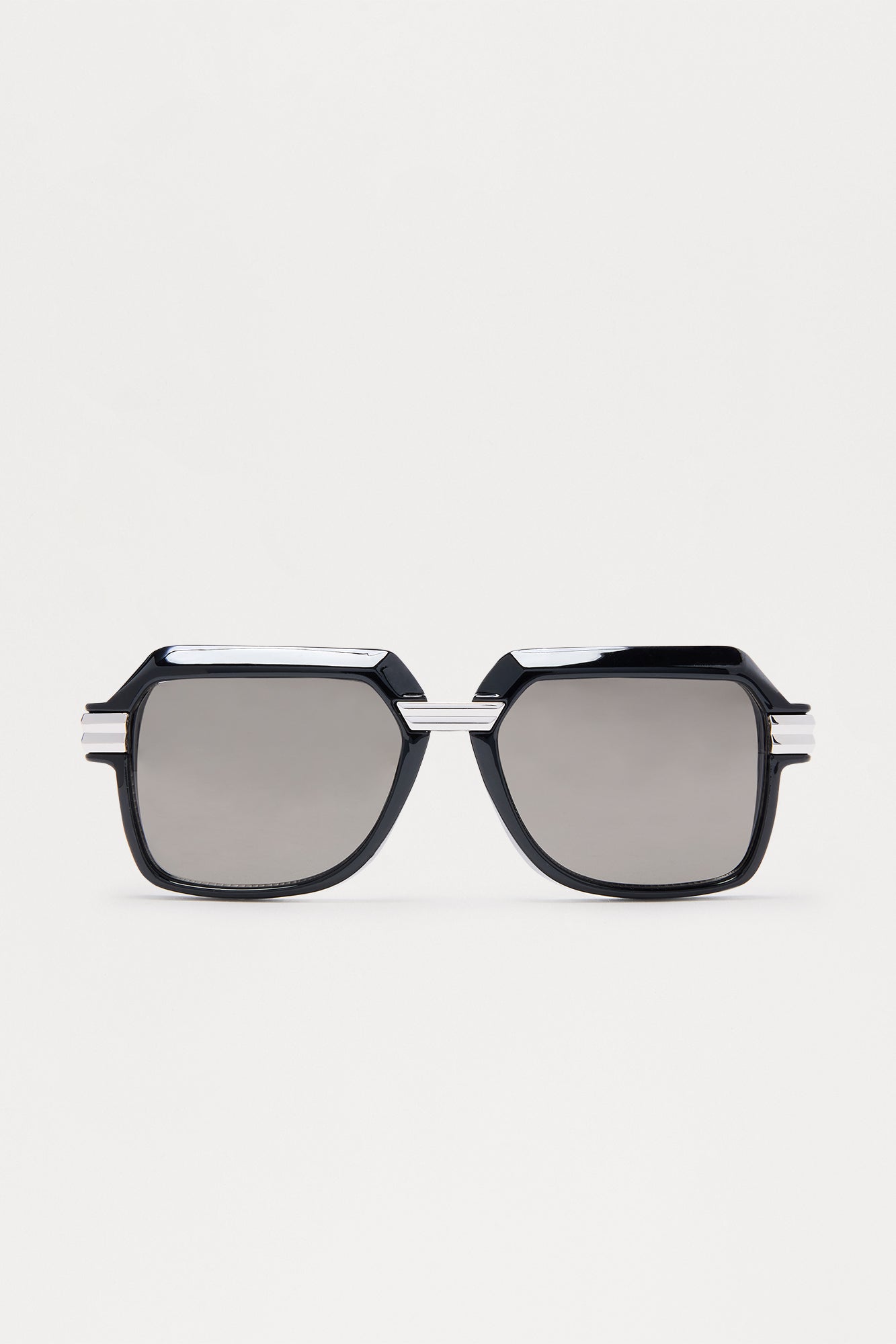 Drift Away Square Frame Colored Lens Sunglasses - Black/Smoke Fashion Nova